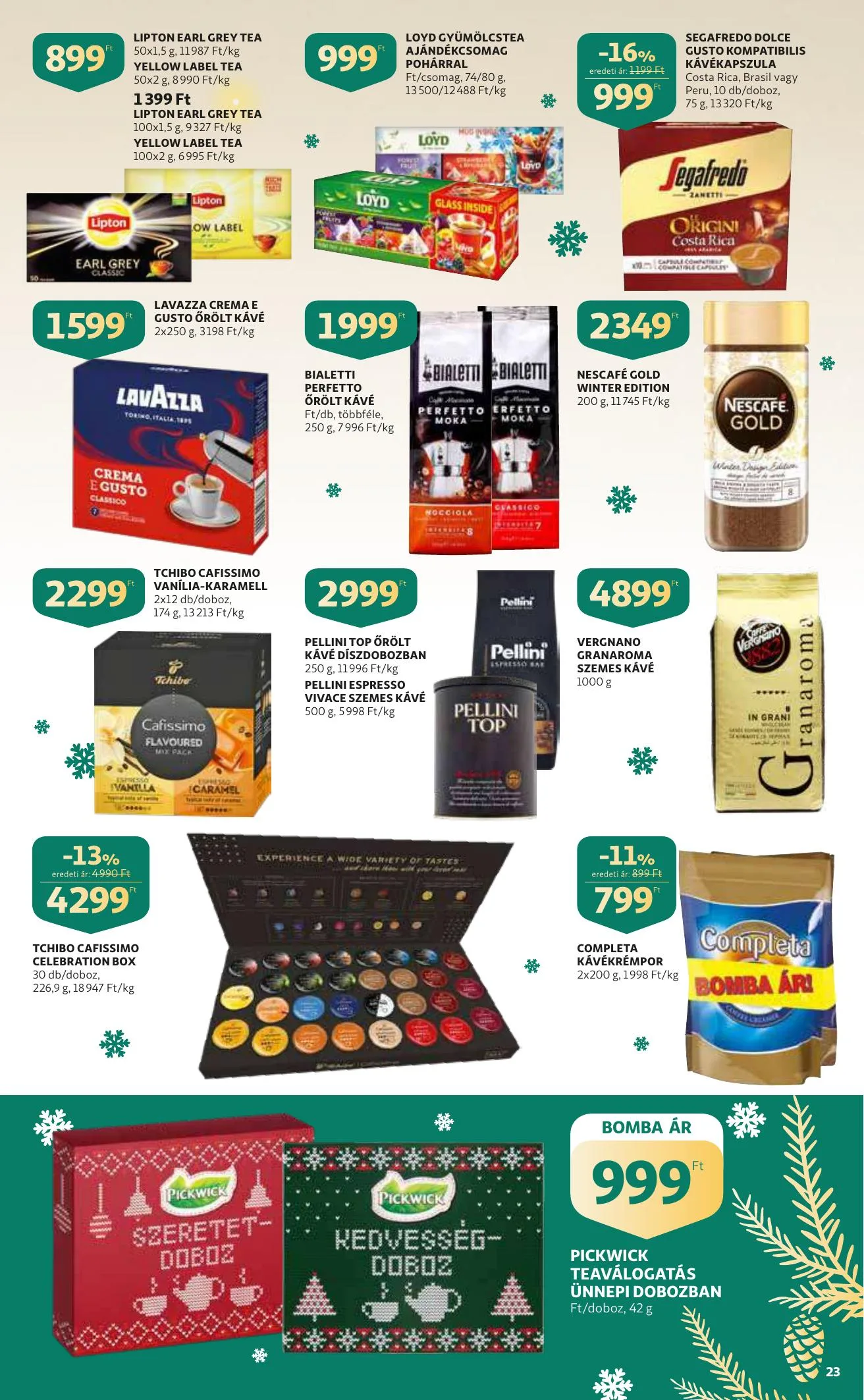 Auchan akciós újság Karacsony 12.09–12.24 – 23. oldal