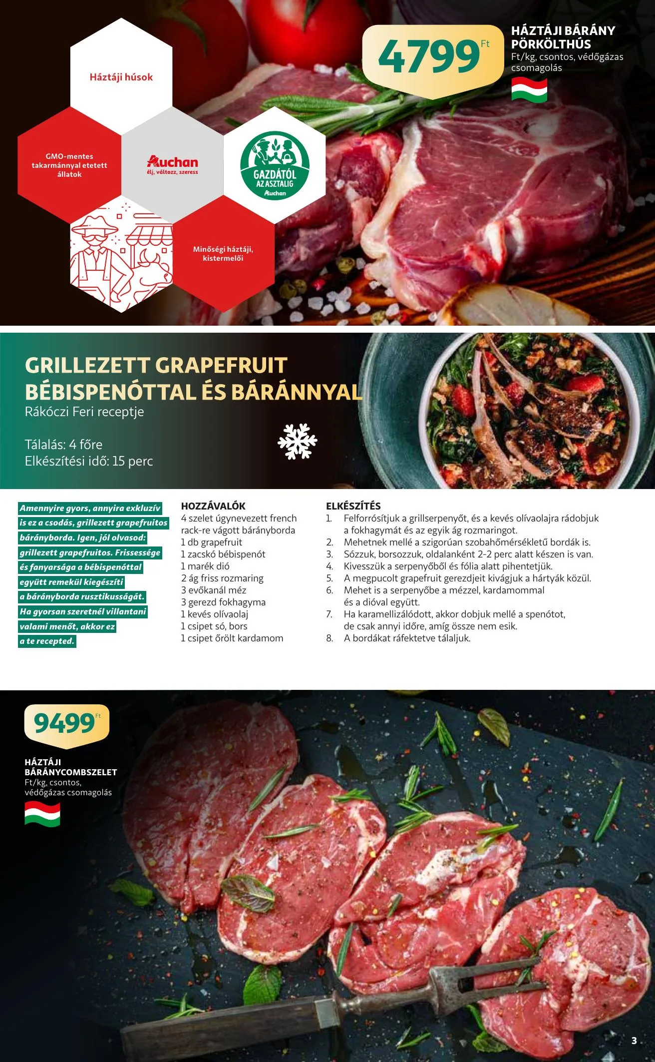 Auchan akciós újság Karacsony 12.09–12.24 – 3. oldal