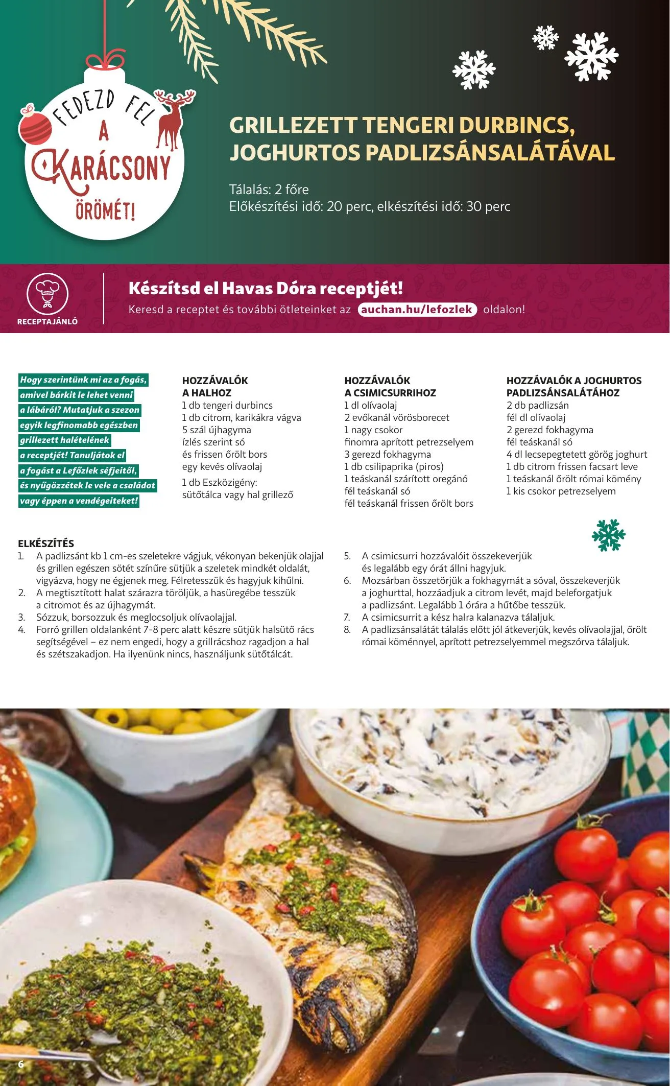 Auchan akciós újság Karacsony 12.09–12.24 – 6. oldal