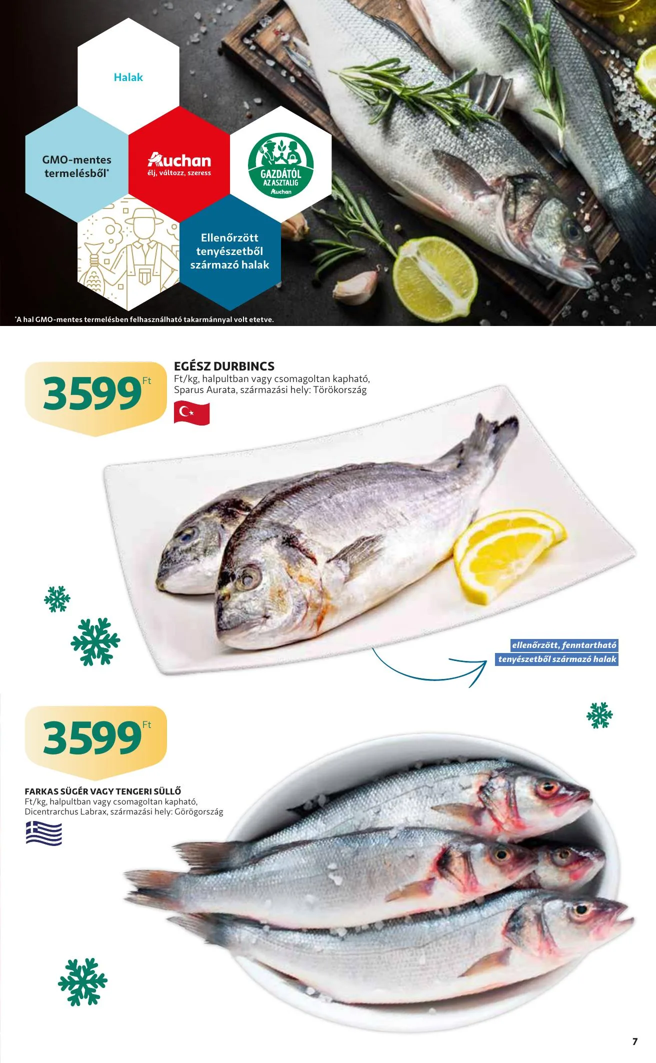 Auchan akciós újság Karacsony 12.09–12.24 – 7. oldal