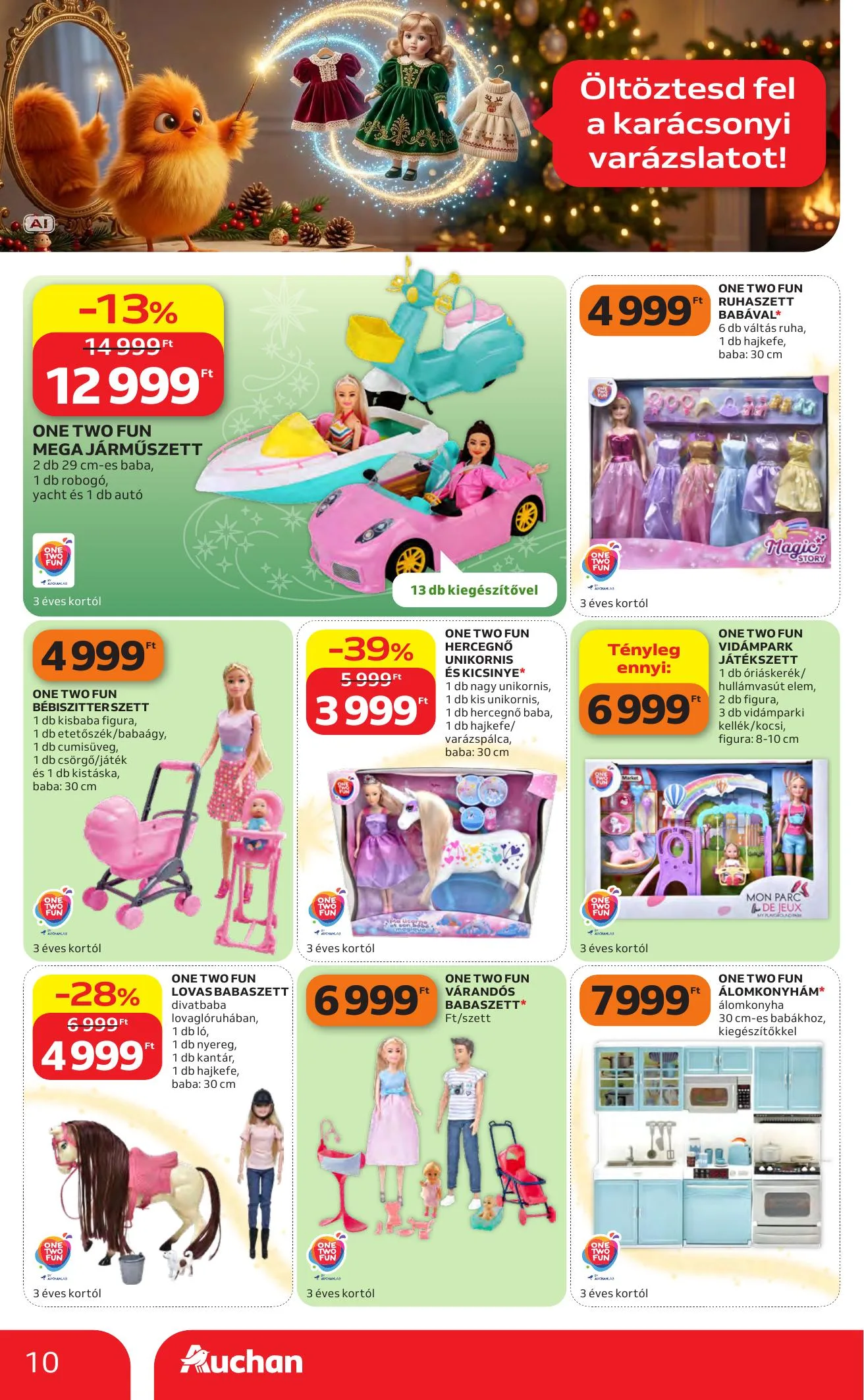 Auchan akciós újság Karácsonyi ajánlataink 10.22–11.25 – 10. oldal
