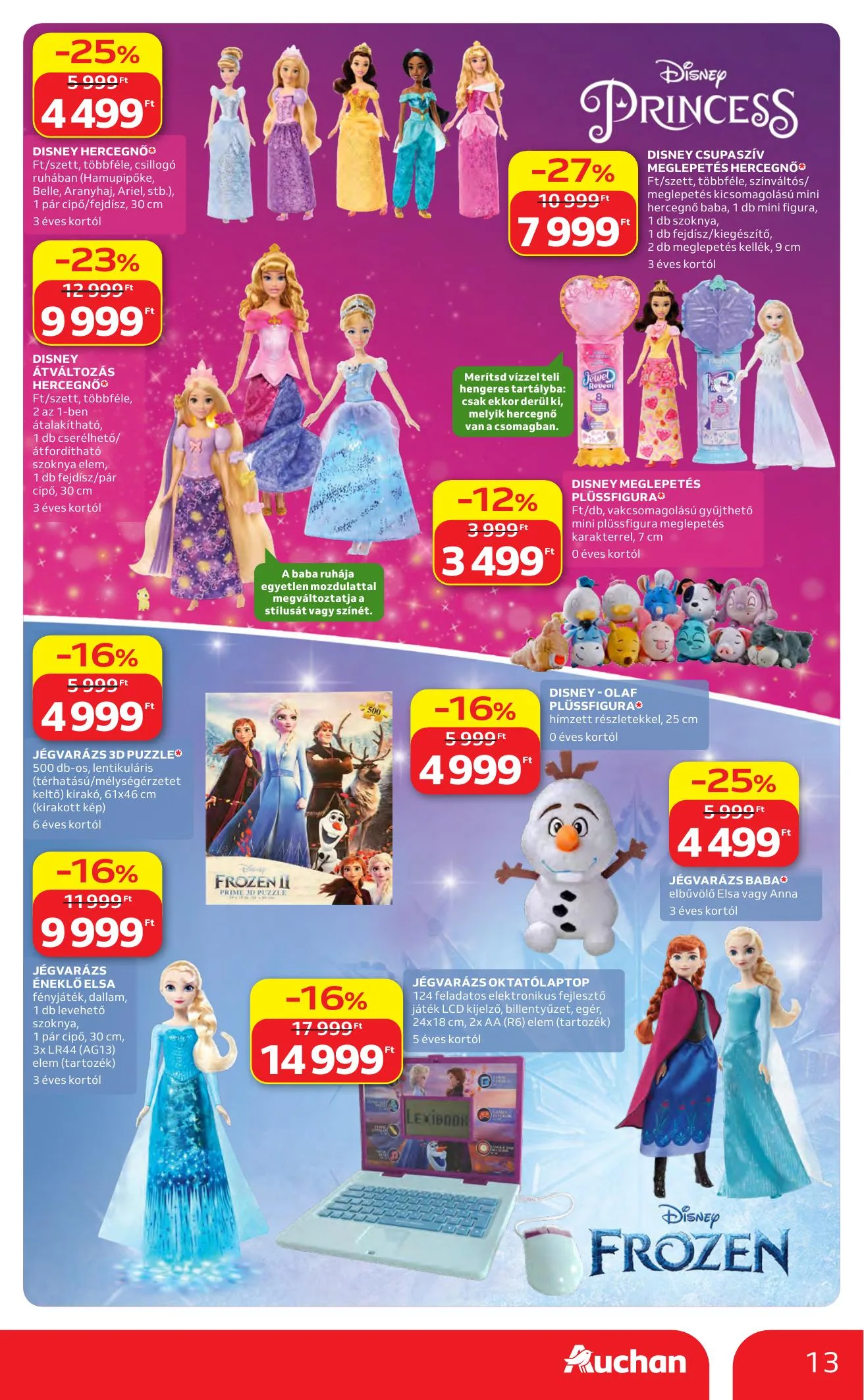 Auchan akciós újság Karácsonyi ajánlataink 10.22–11.25 – 13. oldal