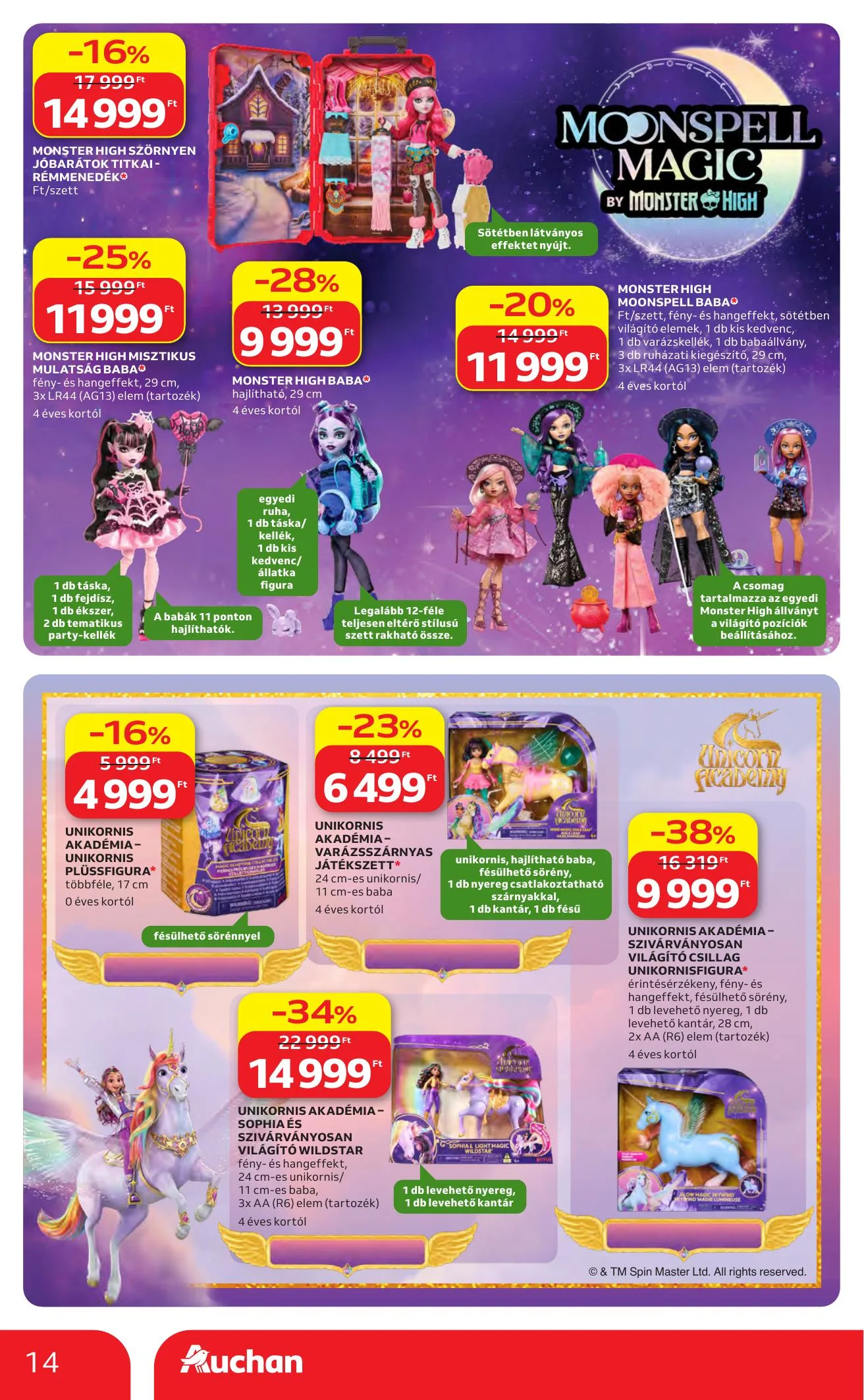 Auchan akciós újság Karácsonyi ajánlataink 10.22–11.25 – 14. oldal