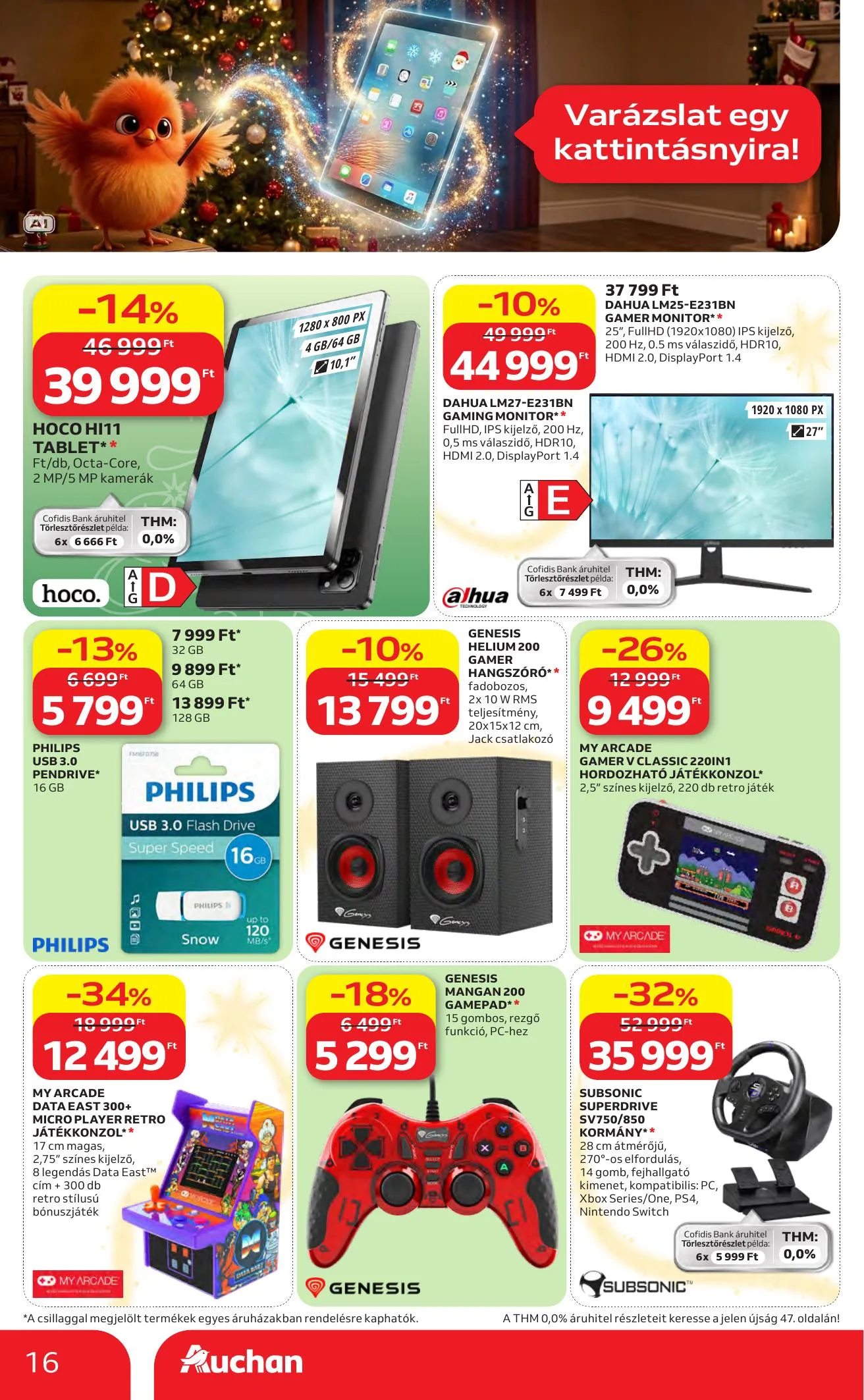 Auchan akciós újság Karácsonyi ajánlataink 10.22–11.25 – 16. oldal