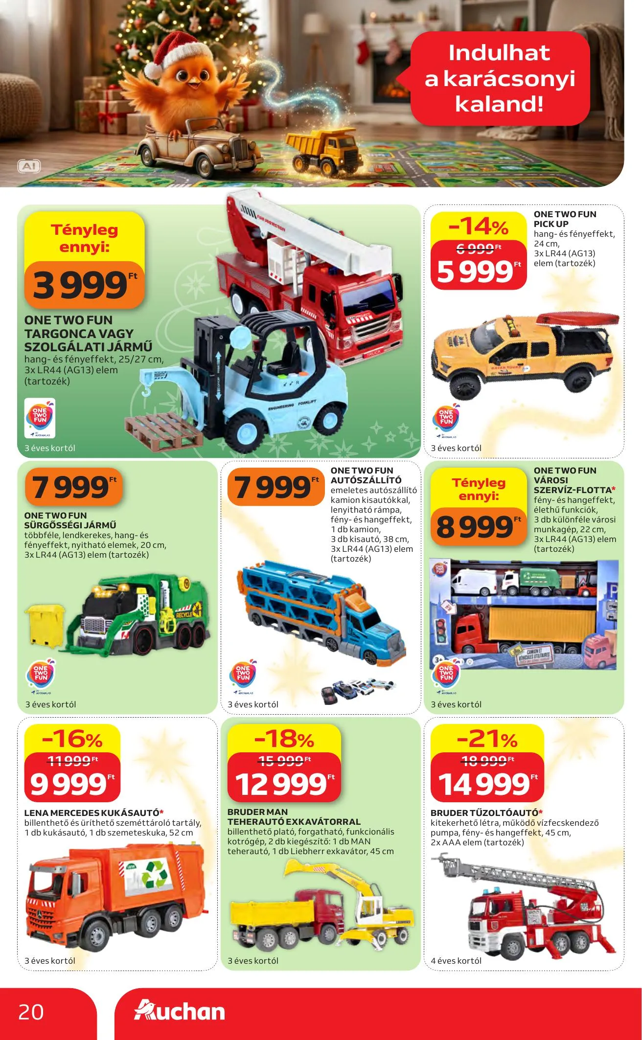 Auchan akciós újság Karácsonyi ajánlataink 10.22–11.25 – 20. oldal