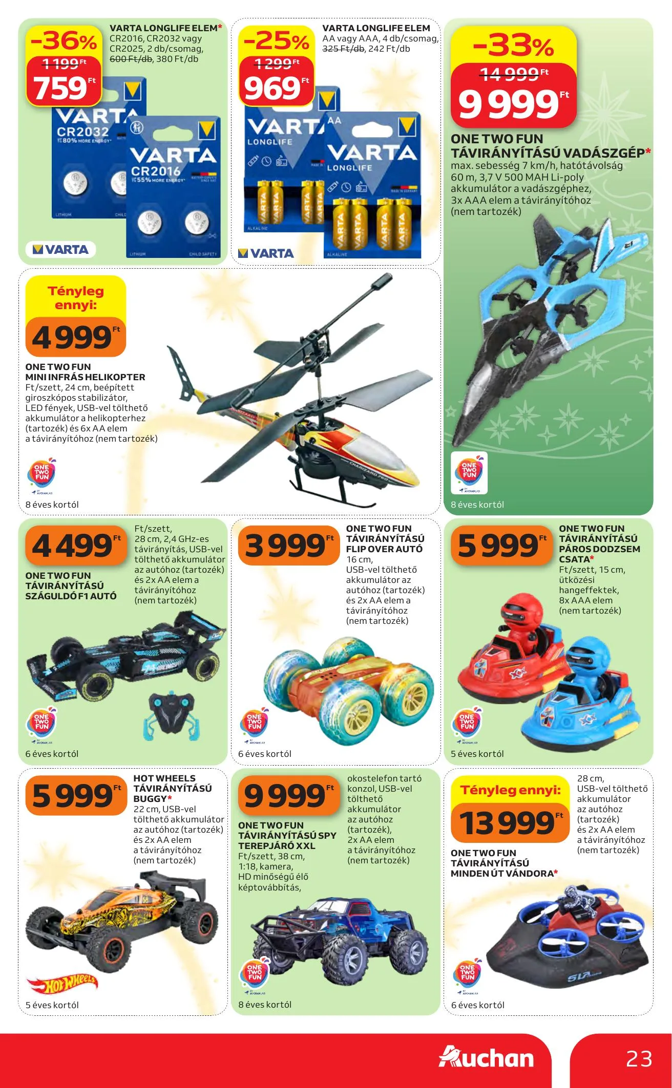 Auchan akciós újság Karácsonyi ajánlataink 10.22–11.25 – 23. oldal