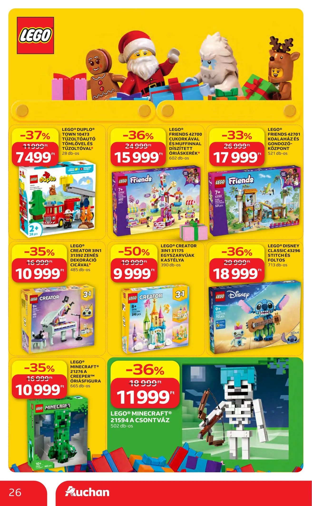 Auchan akciós újság Karácsonyi ajánlataink 10.22–11.25 – 26. oldal