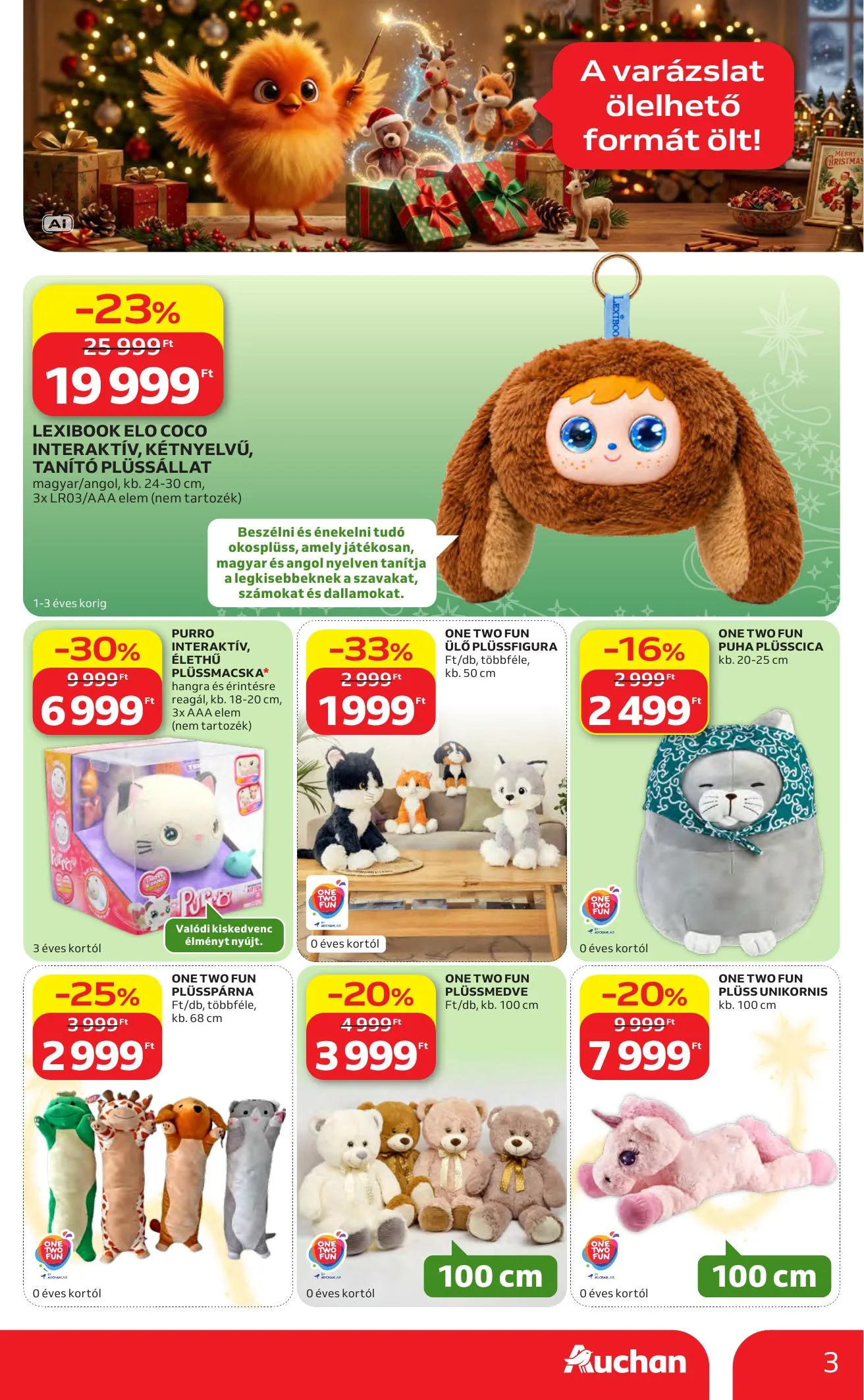 Auchan akciós újság Karácsonyi ajánlataink 10.22–11.25 – 3. oldal