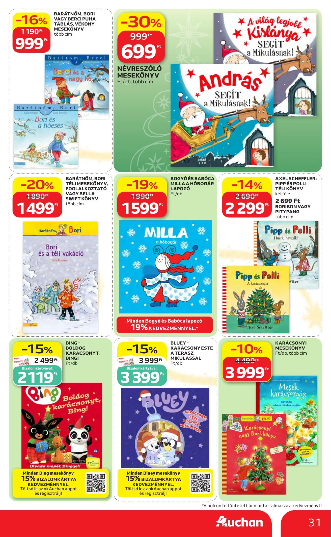 Auchan akciós újság Karácsonyi ajánlataink 10.22–11.25 – 31. oldal