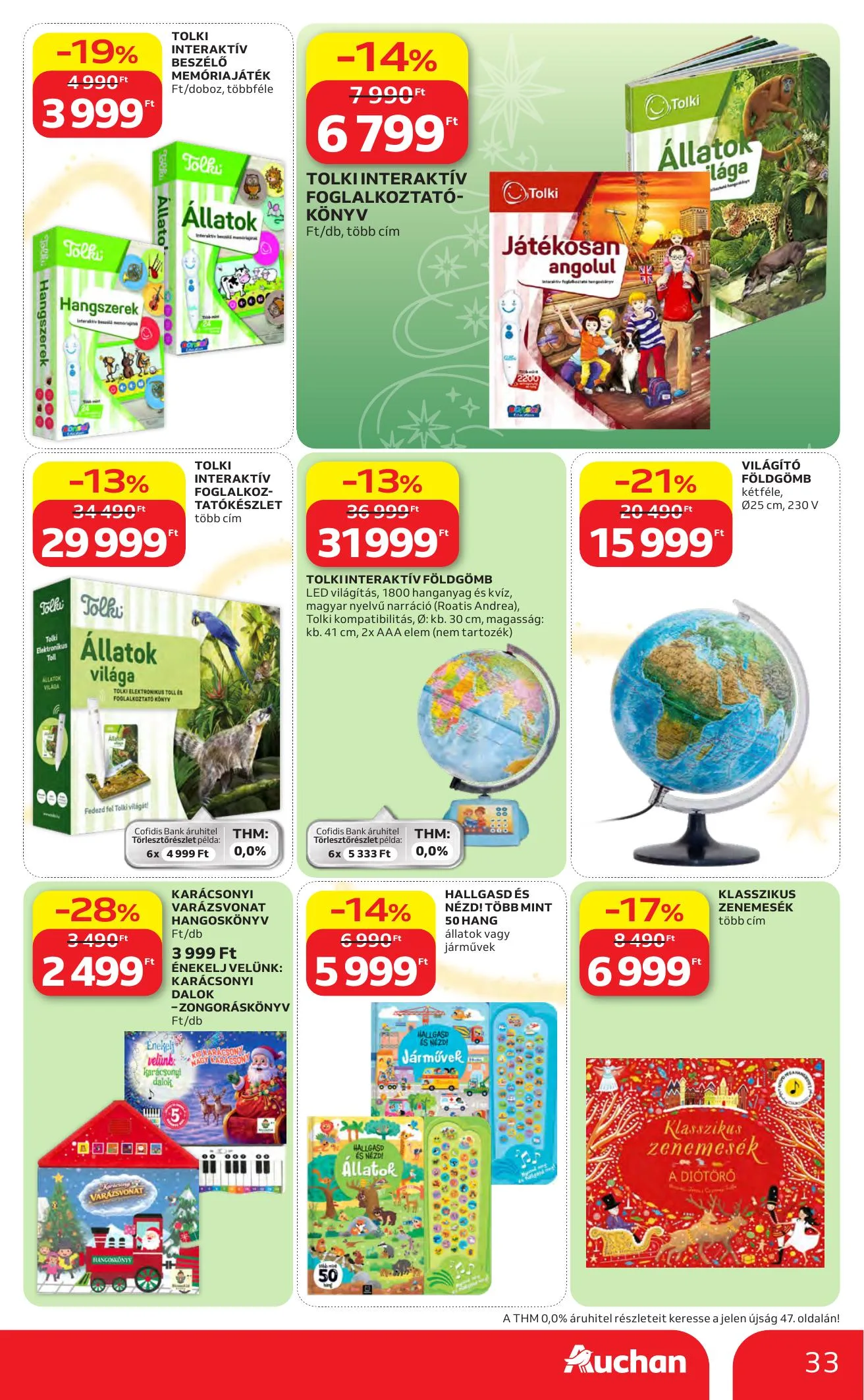 Auchan akciós újság Karácsonyi ajánlataink 10.22–11.25 – 33. oldal