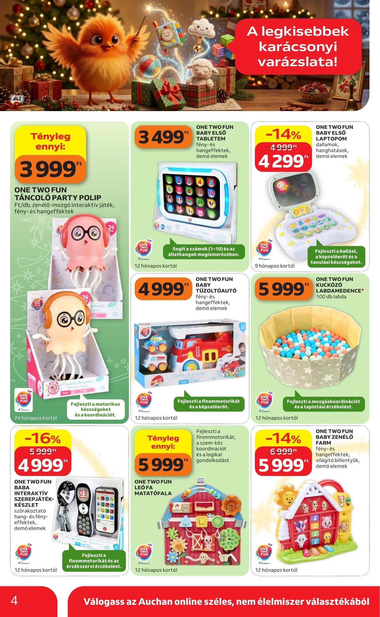 Auchan akciós újság Karácsonyi ajánlataink 10.22–11.25 – 4. oldal