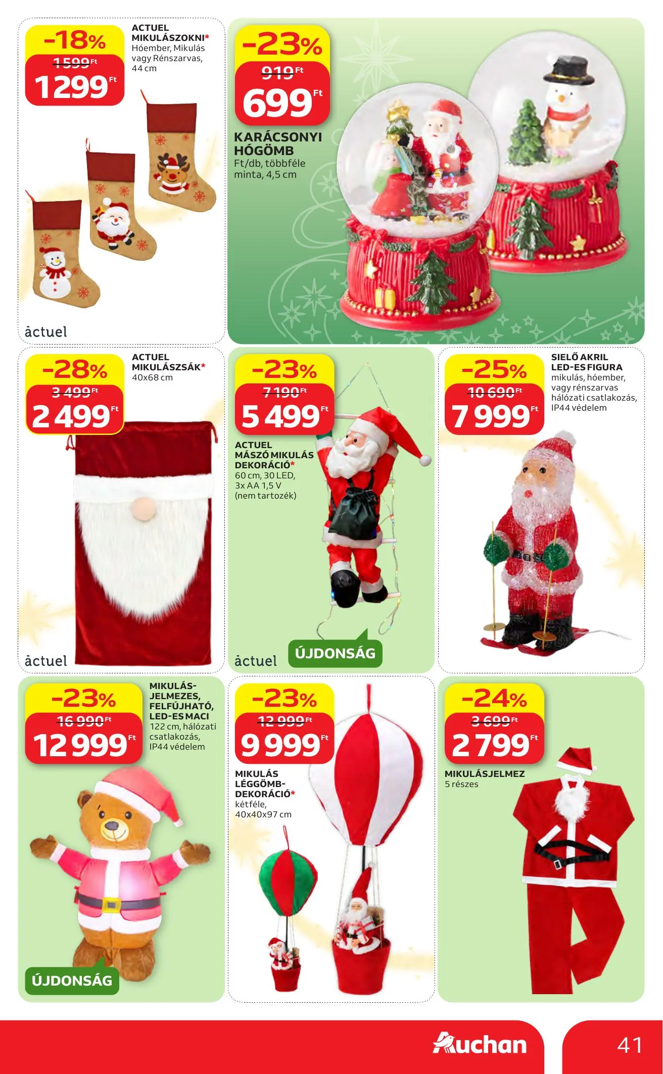 Auchan akciós újság Karácsonyi ajánlataink 10.22–11.25 – 41. oldal