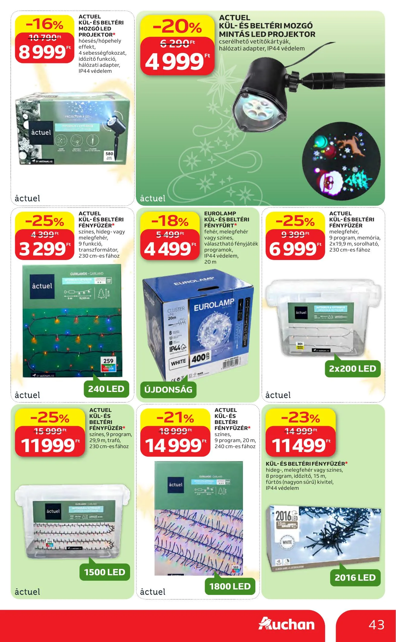 Auchan akciós újság Karácsonyi ajánlataink 10.22–11.25 – 43. oldal