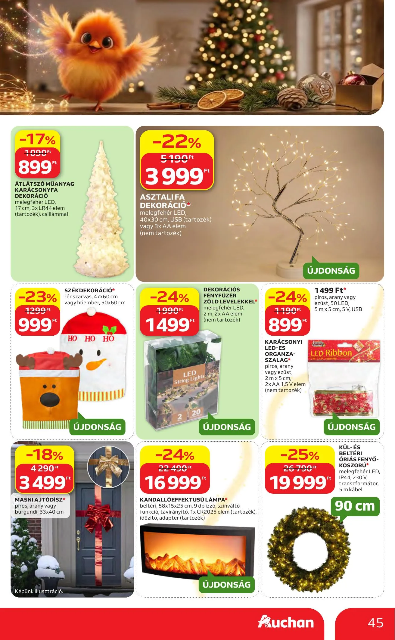 Auchan akciós újság Karácsonyi ajánlataink 10.22–11.25 – 45. oldal