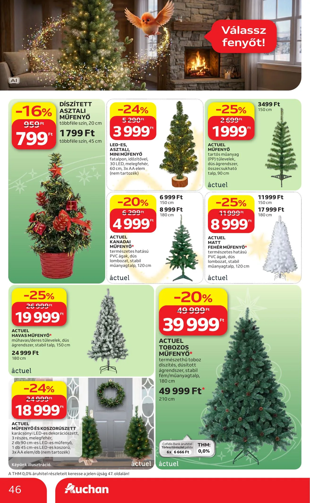Auchan akciós újság Karácsonyi ajánlataink 10.22–11.25 – 46. oldal