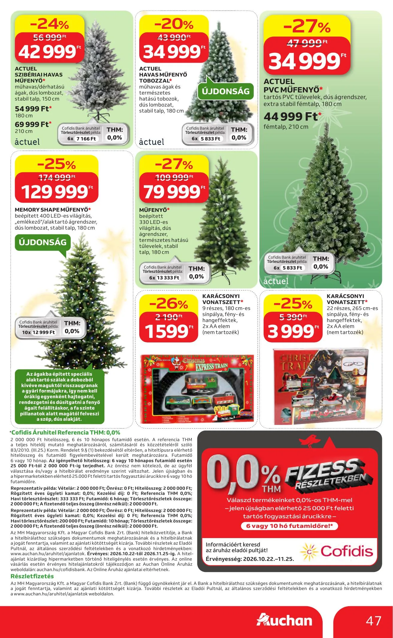 Auchan akciós újság Karácsonyi ajánlataink 10.22–11.25 – 47. oldal