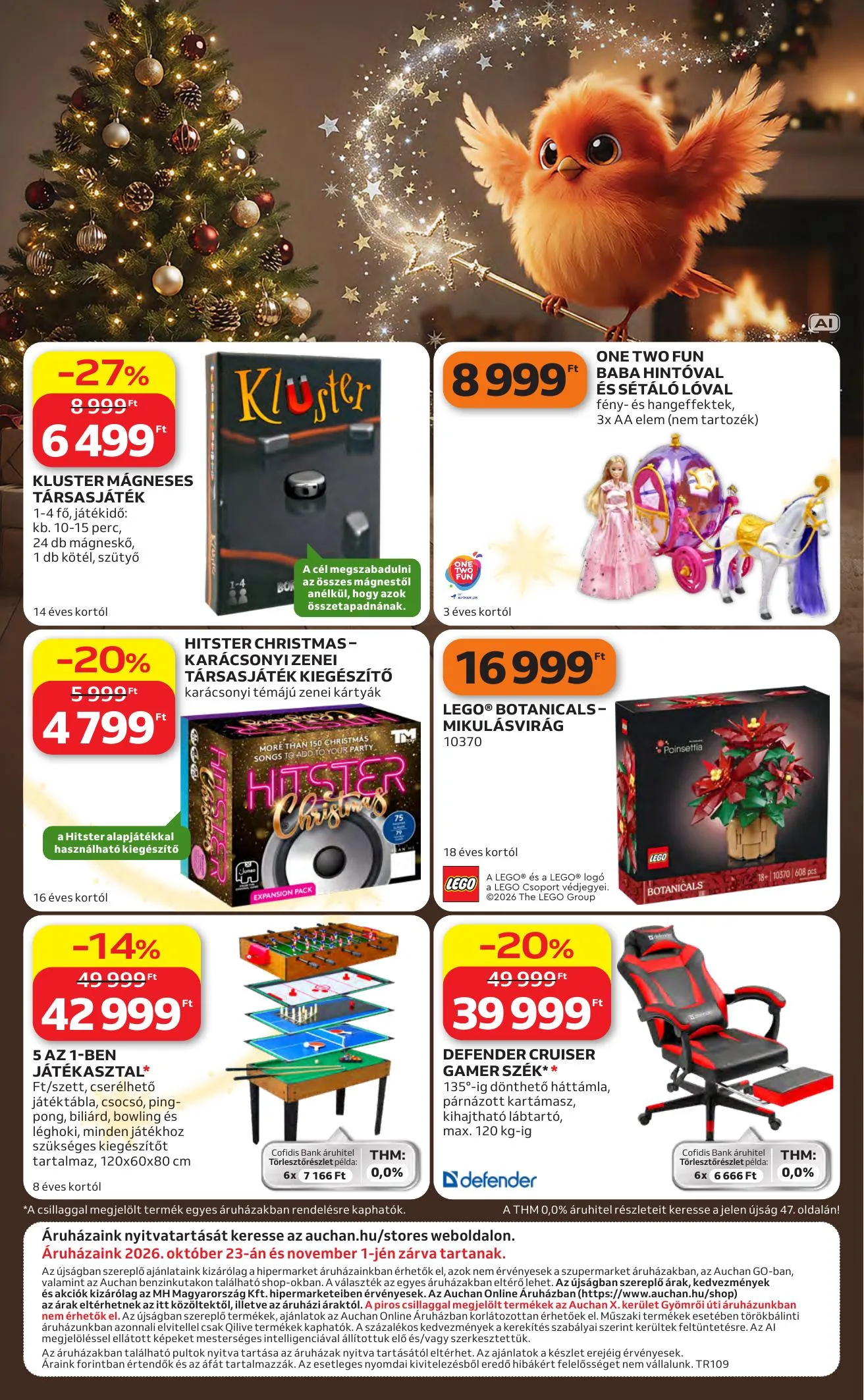 Auchan akciós újság Karácsonyi ajánlataink 10.22–11.25 – 52. oldal