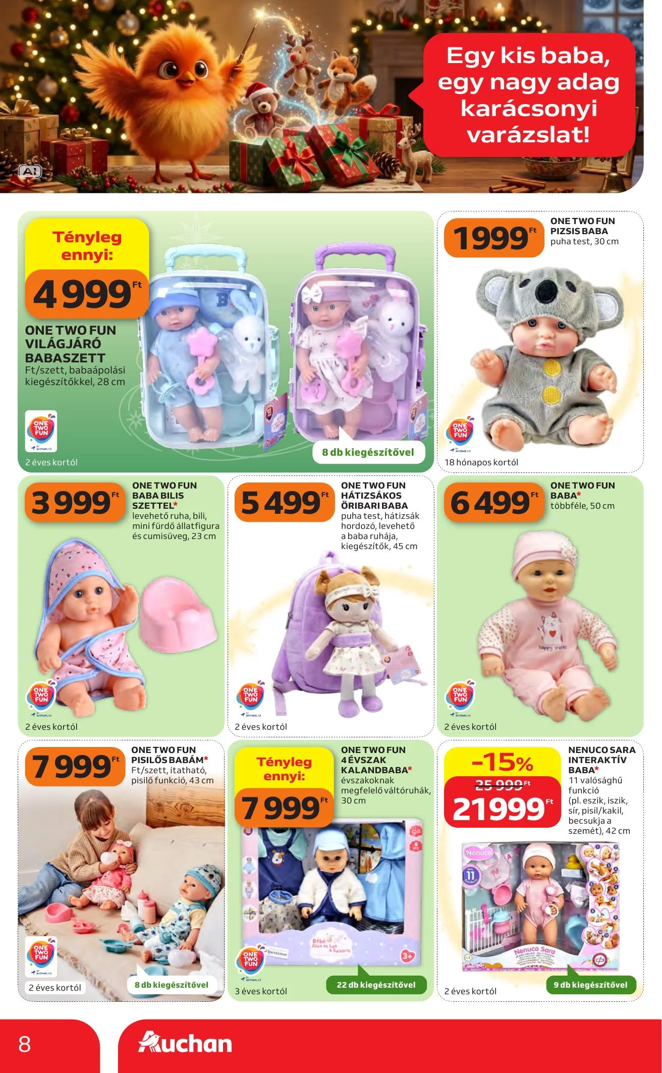 Auchan akciós újság Karácsonyi ajánlataink 10.22–11.25 – 8. oldal