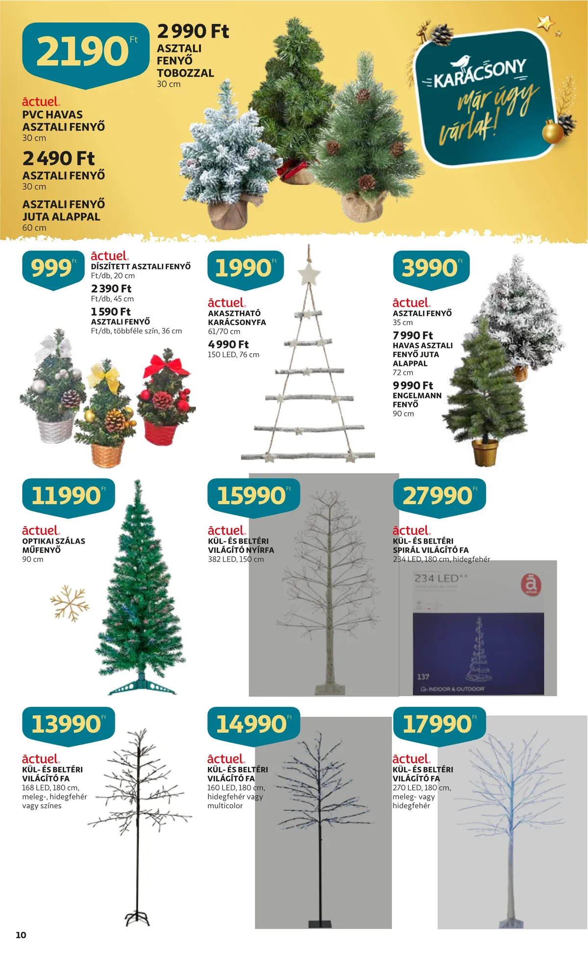 Auchan akciós újság Karácsonyi dekoracio 10.13–11.30 – 10. oldal