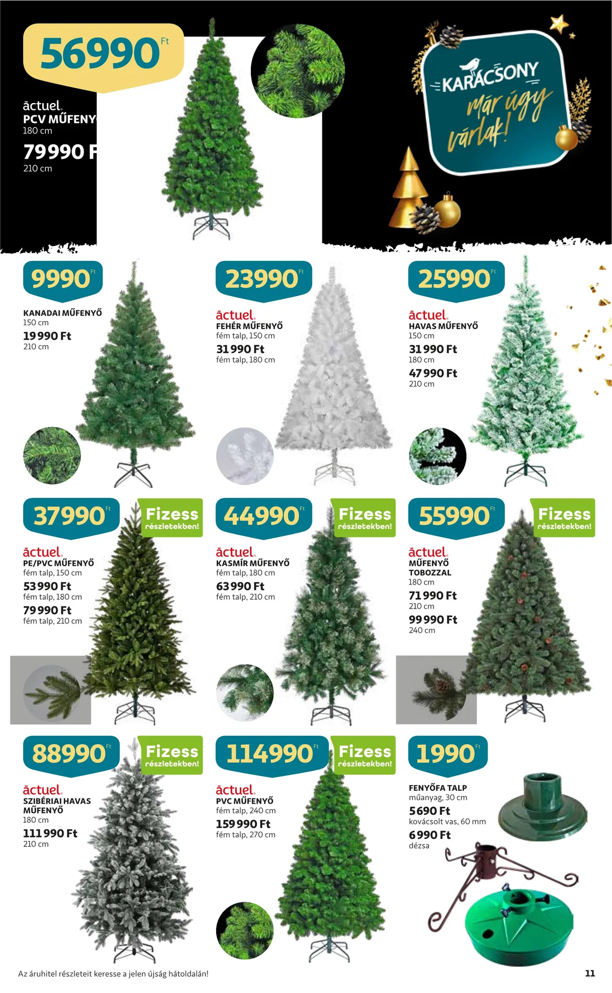 Auchan akciós újság Karácsonyi dekoracio 10.13–11.30 – 11. oldal