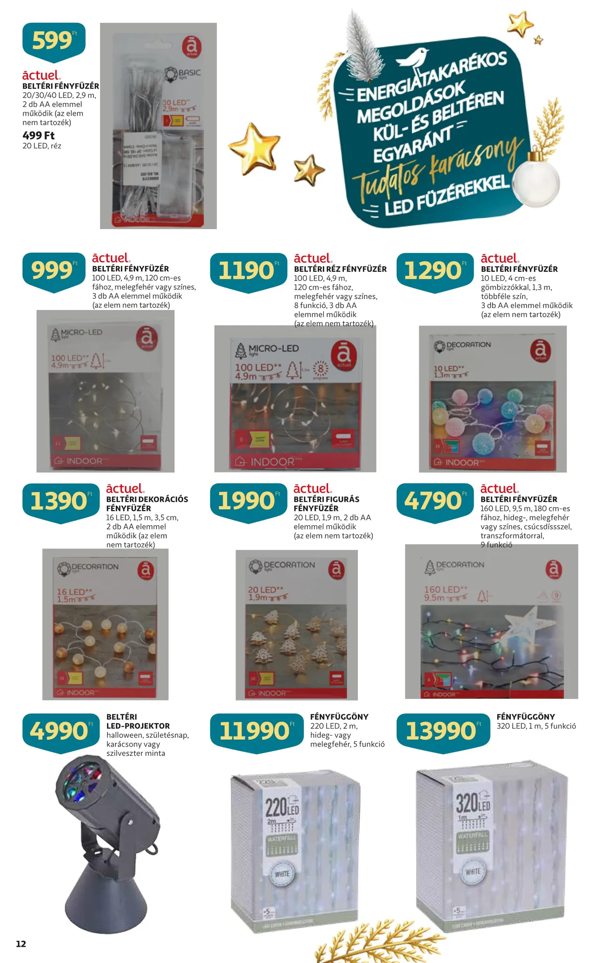 Auchan akciós újság Karácsonyi dekoracio 10.13–11.30 – 12. oldal