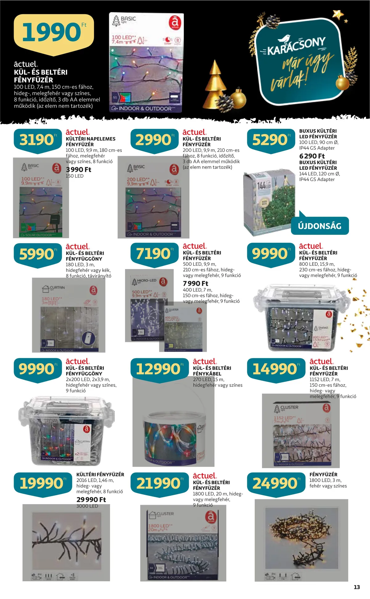Auchan akciós újság Karácsonyi dekoracio 10.13–11.30 – 13. oldal