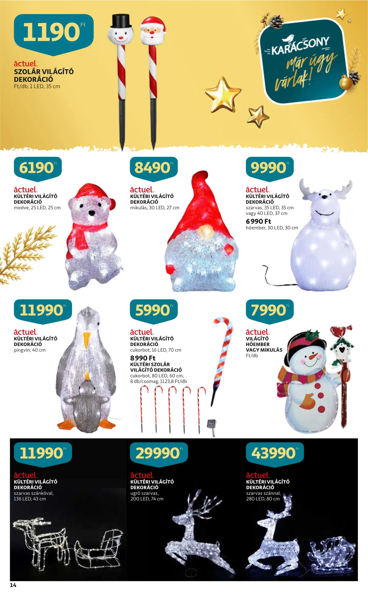 Auchan akciós újság Karácsonyi dekoracio 10.13–11.30 – 14. oldal