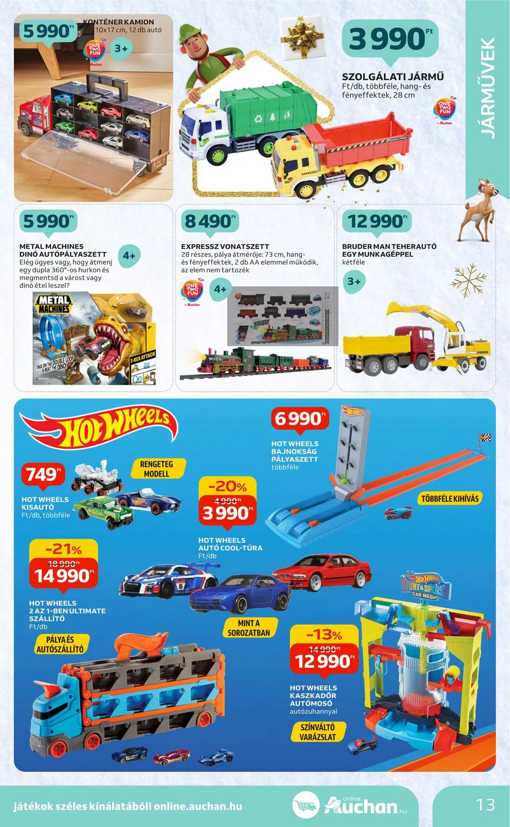Auchan akciós újság Karácsonyi játékok 10.26–11.15 – 13. oldal