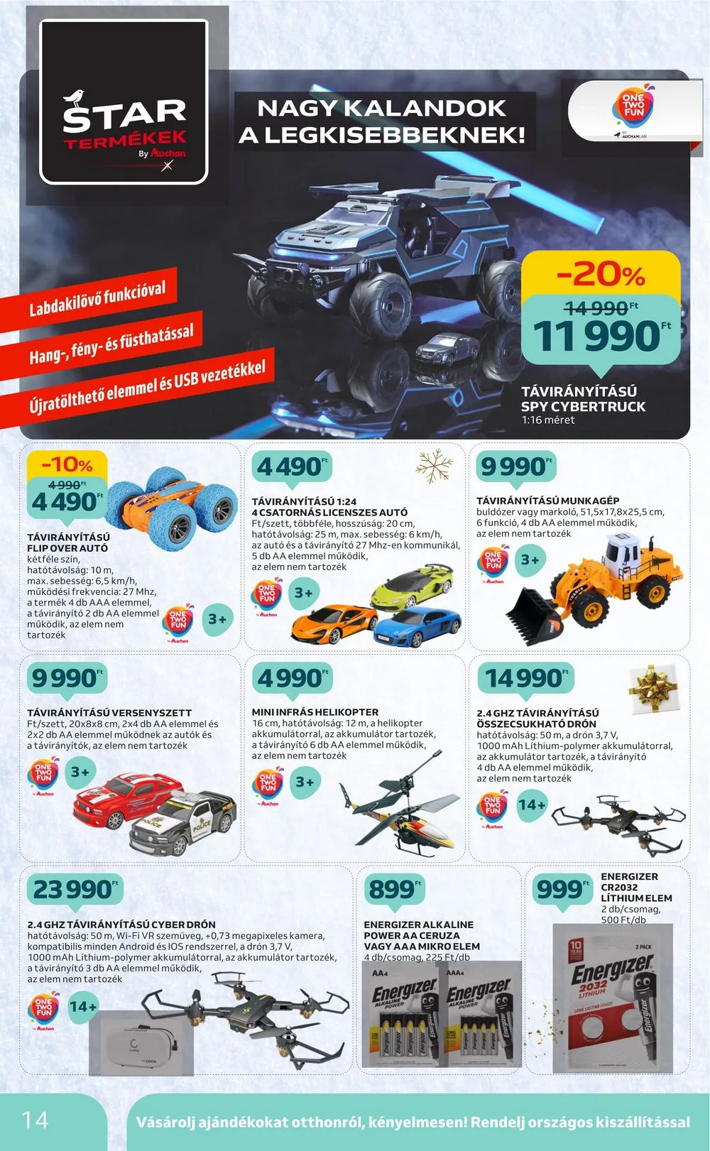 Auchan akciós újság Karácsonyi játékok 10.26–11.15 – 14. oldal