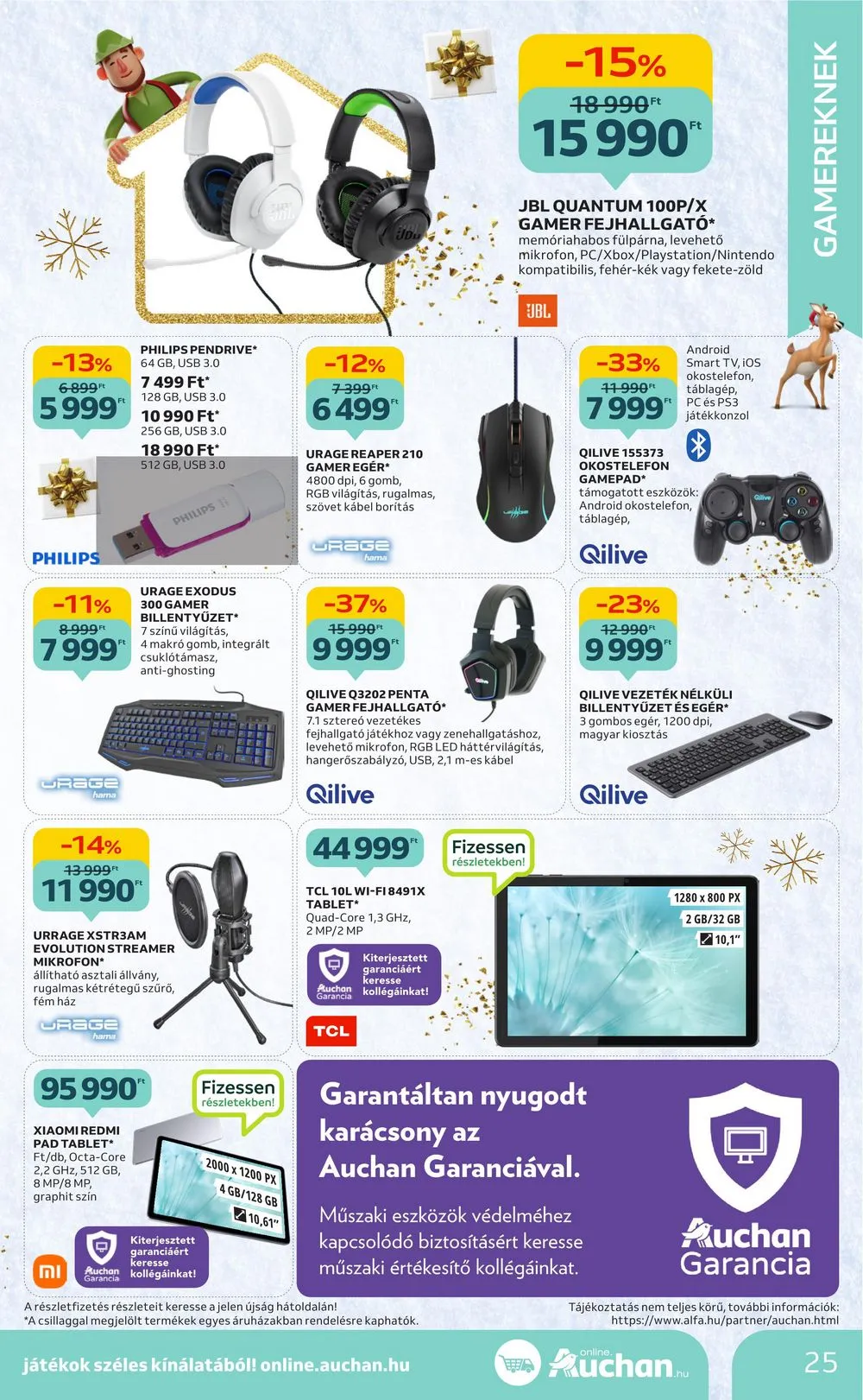 Auchan akciós újság Karácsonyi játékok 10.26–11.15 – 25. oldal