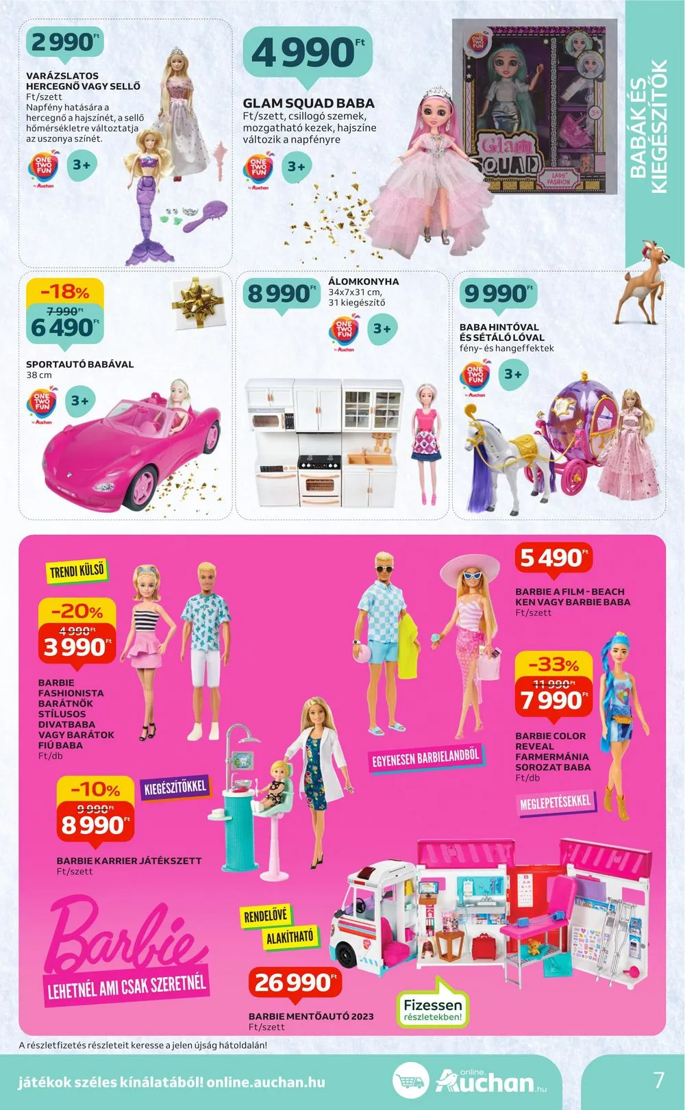 Auchan akciós újság Karácsonyi játékok 10.26–11.15 – 7. oldal