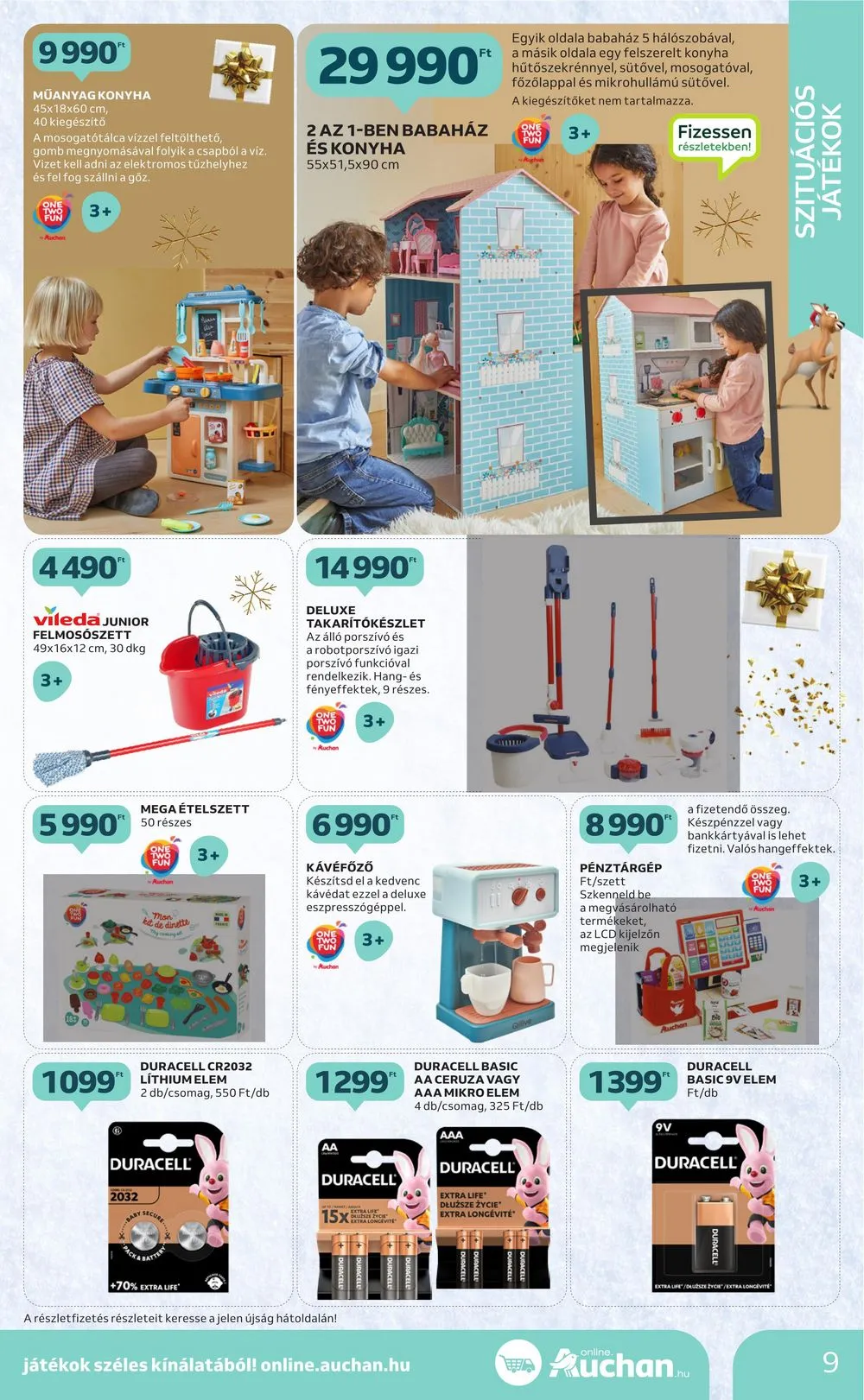 Auchan akciós újság Karácsonyi játékok 10.26–11.15 – 9. oldal