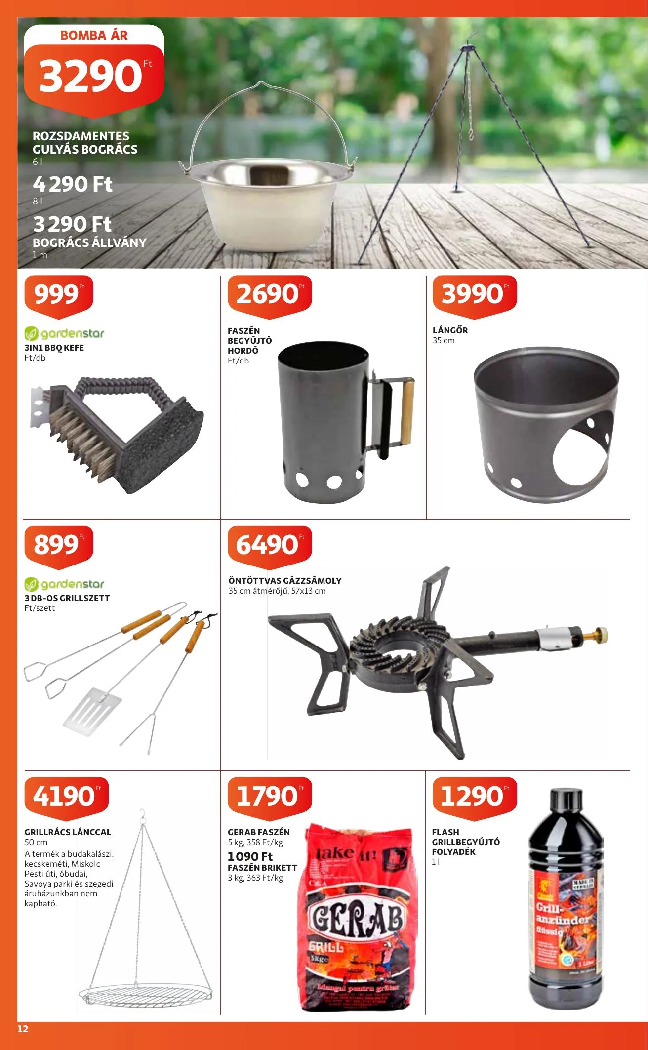 Auchan akciós újság Kert katalógus 04.22–05.05 – 12. oldal