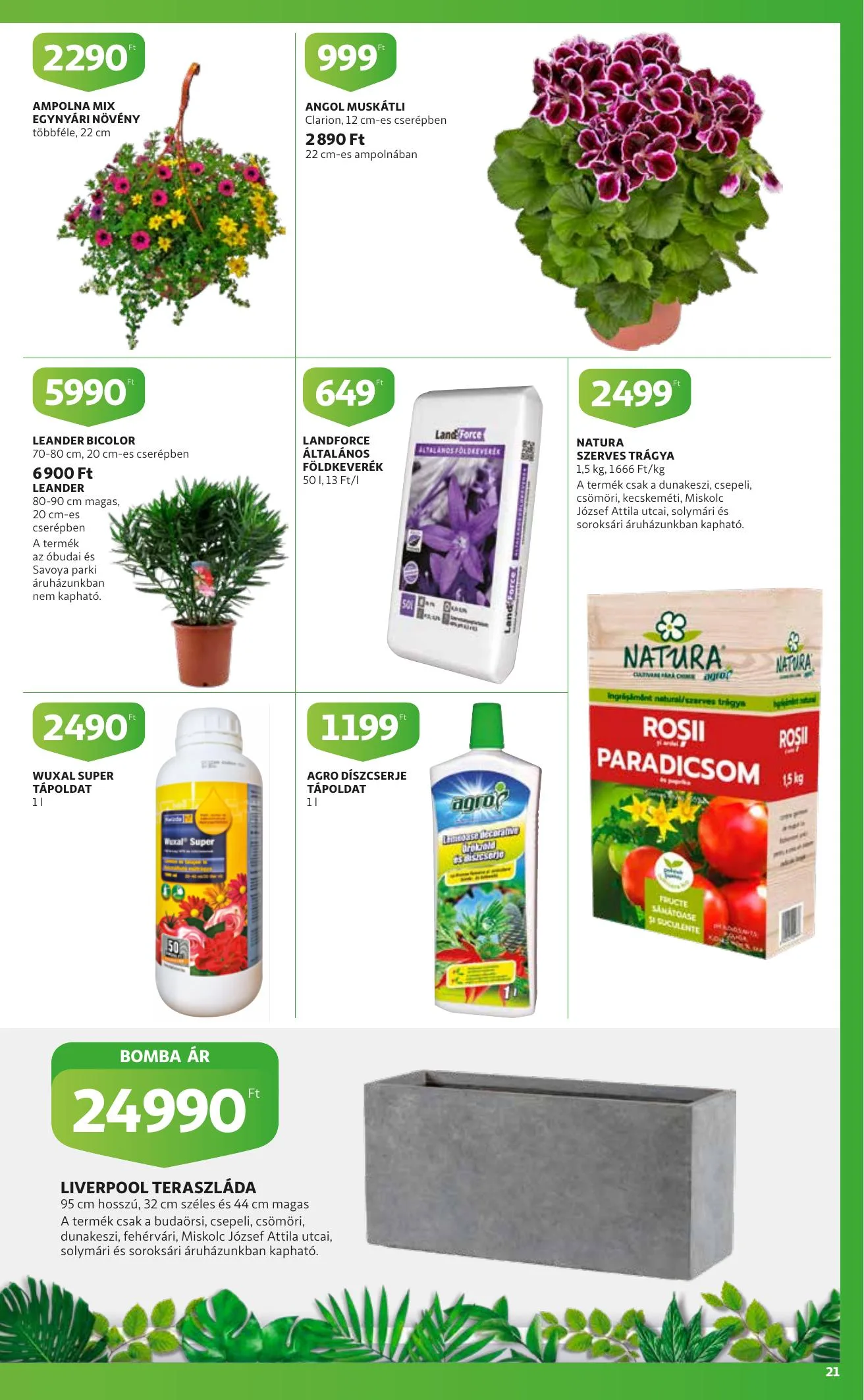 Auchan akciós újság Kert katalógus 04.22–05.05 – 21. oldal