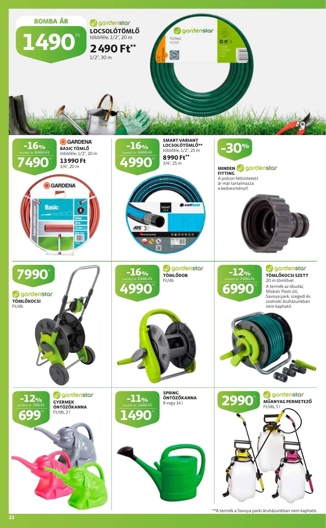 Auchan akciós újság Kert katalógus 04.22–05.05 – 22. oldal