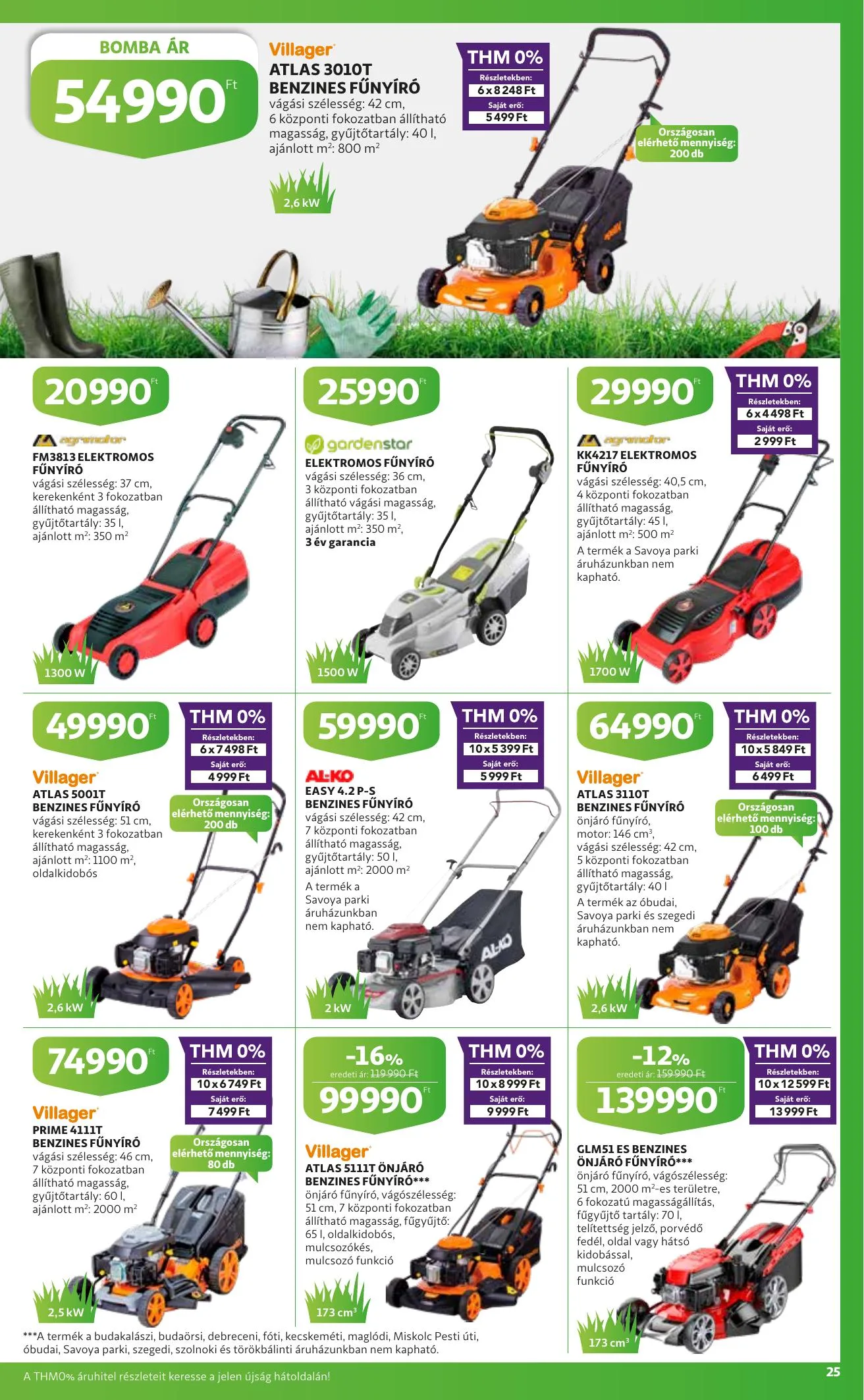 Auchan akciós újság Kert katalógus 04.22–05.05 – 25. oldal