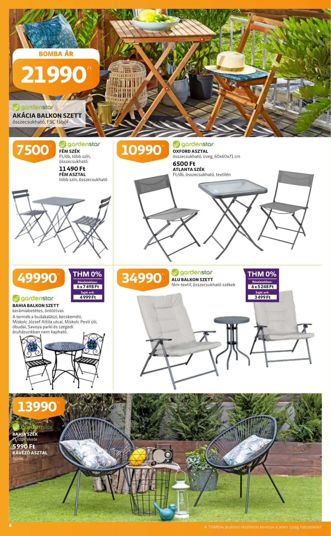 Auchan akciós újság Kert katalógus 04.22–05.05 – 6. oldal