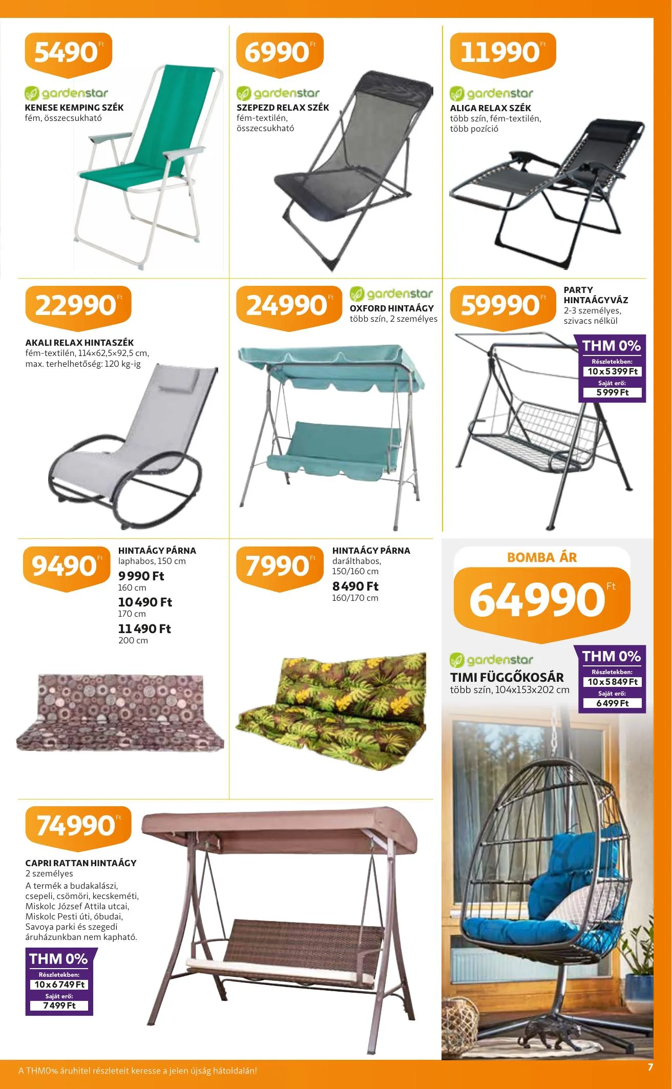 Auchan akciós újság Kert katalógus 04.22–05.05 – 7. oldal