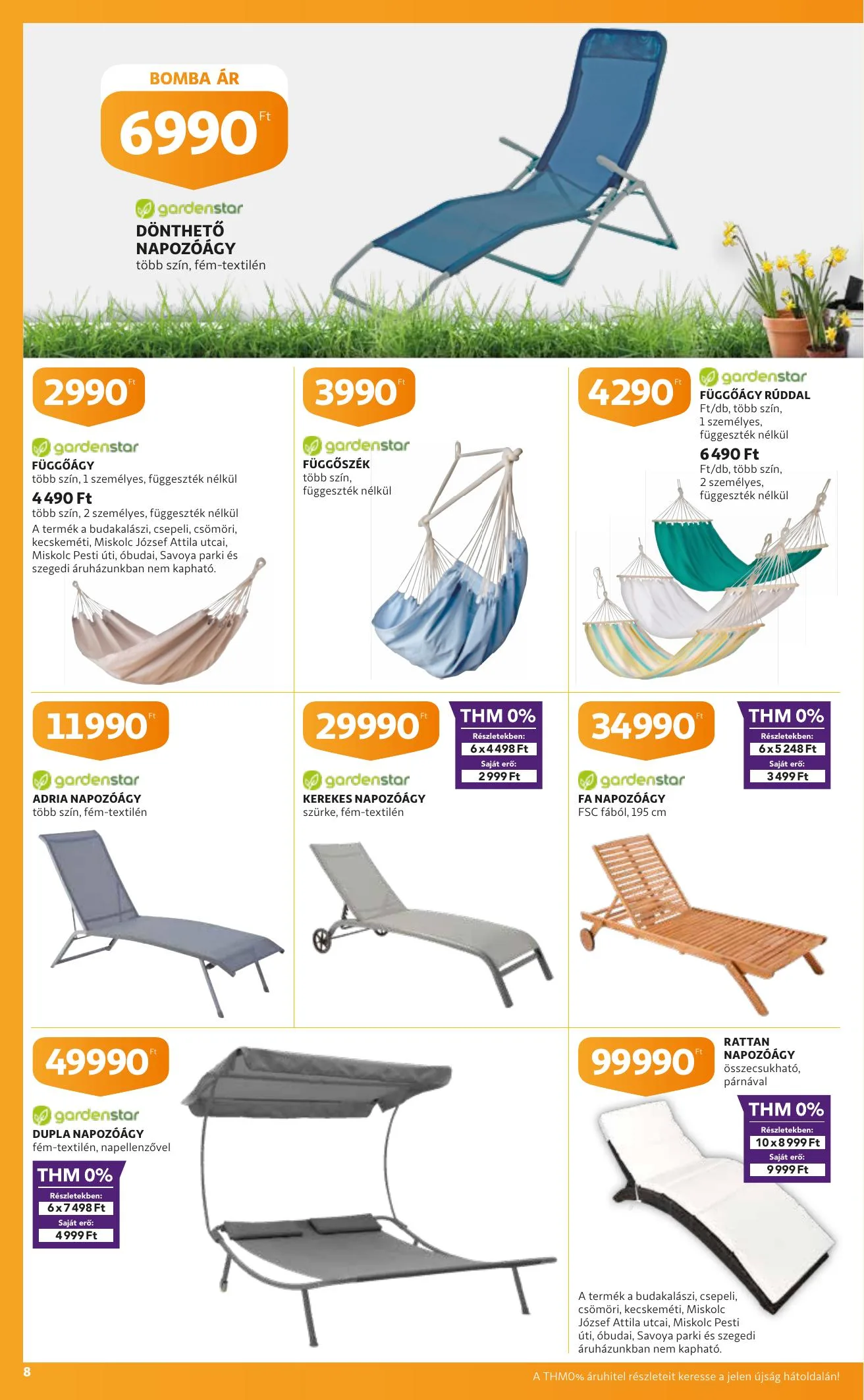 Auchan akciós újság Kert katalógus 04.22–05.05 – 8. oldal