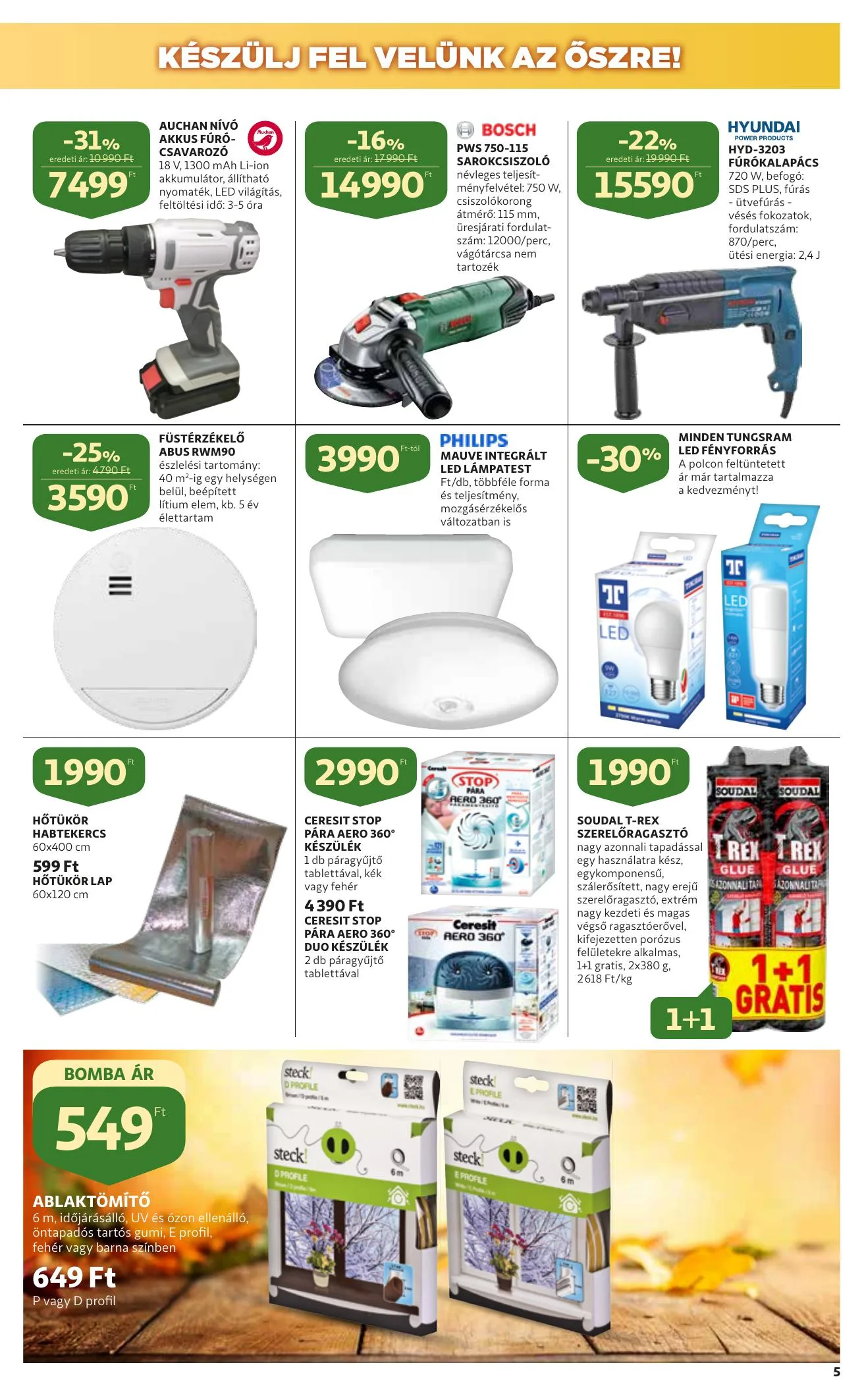 Auchan akciós újság Kert katalógus 09.16–09.29 – 5. oldal