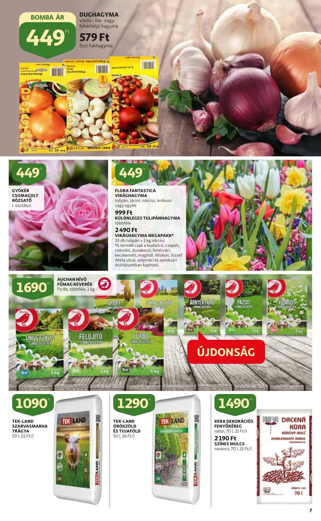 Auchan akciós újság Kert katalógus 09.16–09.29 – 7. oldal