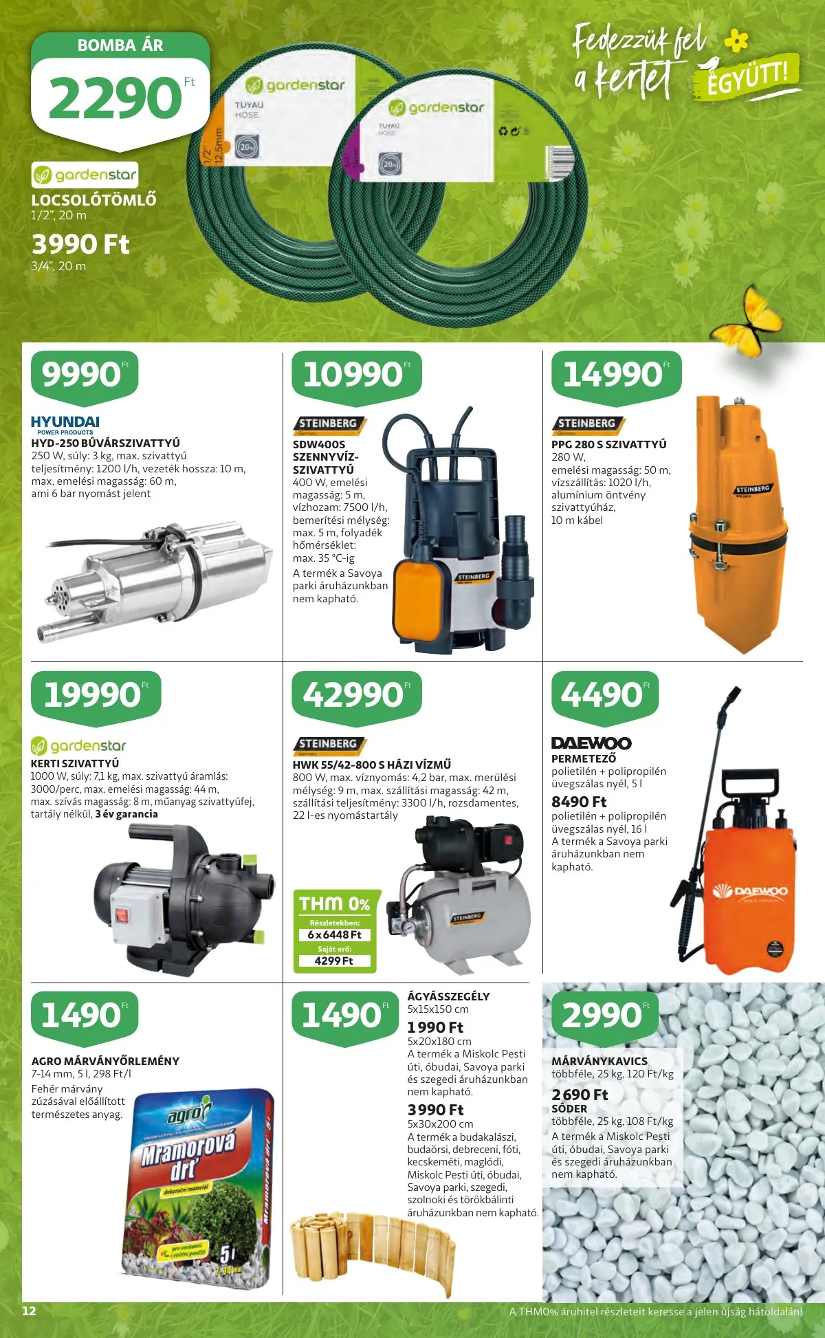 Auchan akciós újság Kert katalógus 03.10–03.23 – 12. oldal