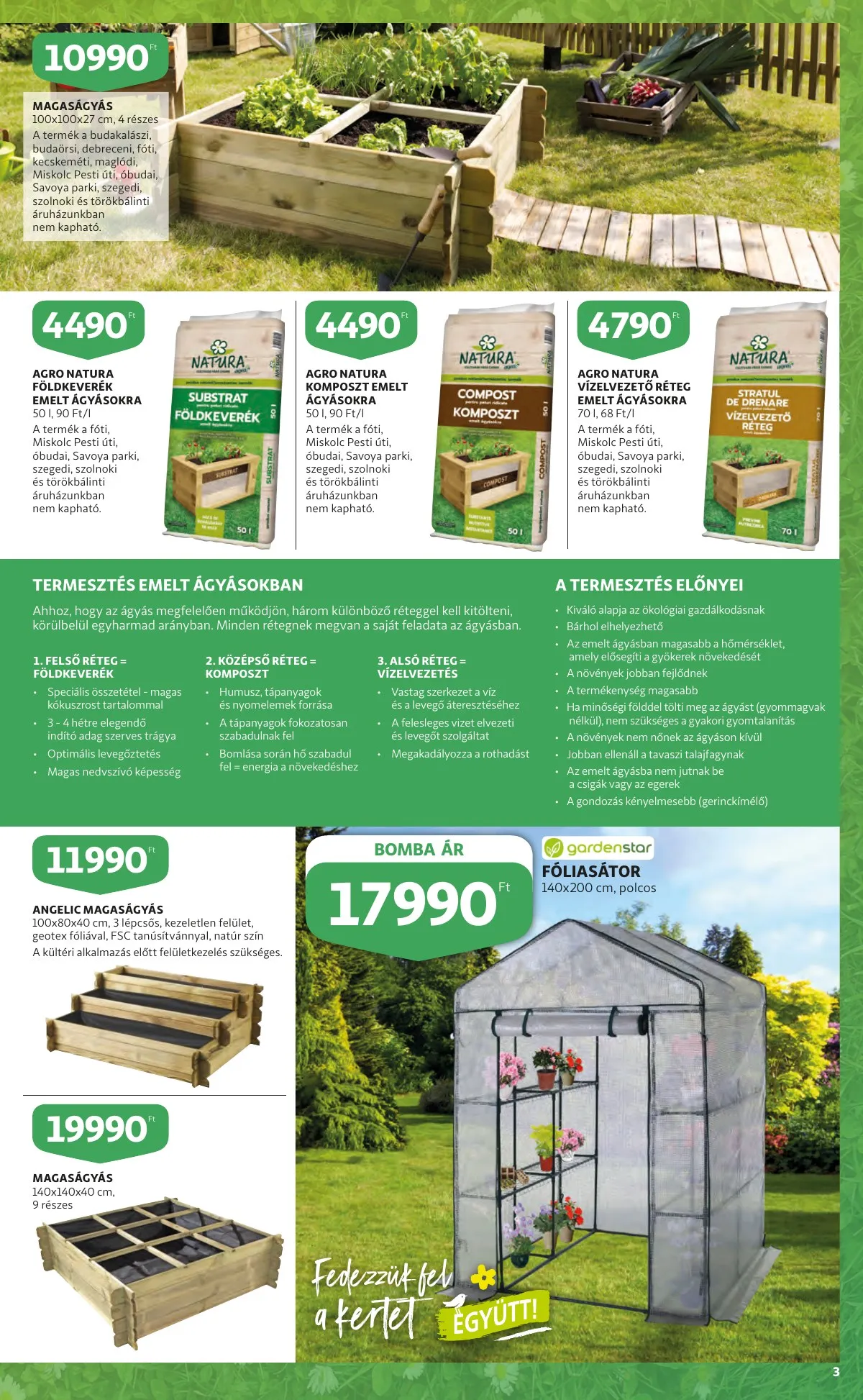Auchan akciós újság Kert katalógus 03.10–03.23 – 3. oldal