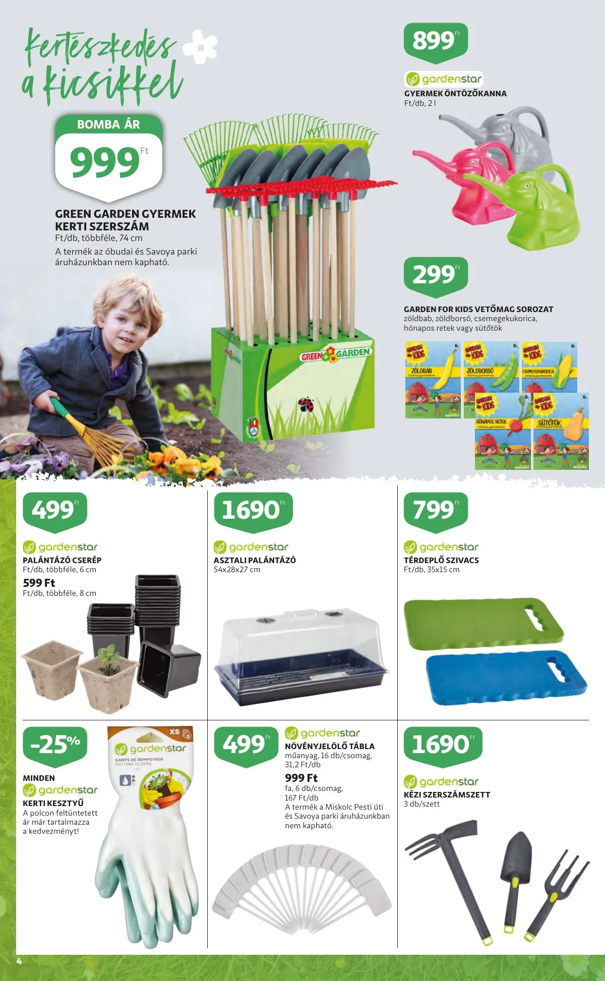 Auchan akciós újság Kert katalógus 03.10–03.23 – 4. oldal