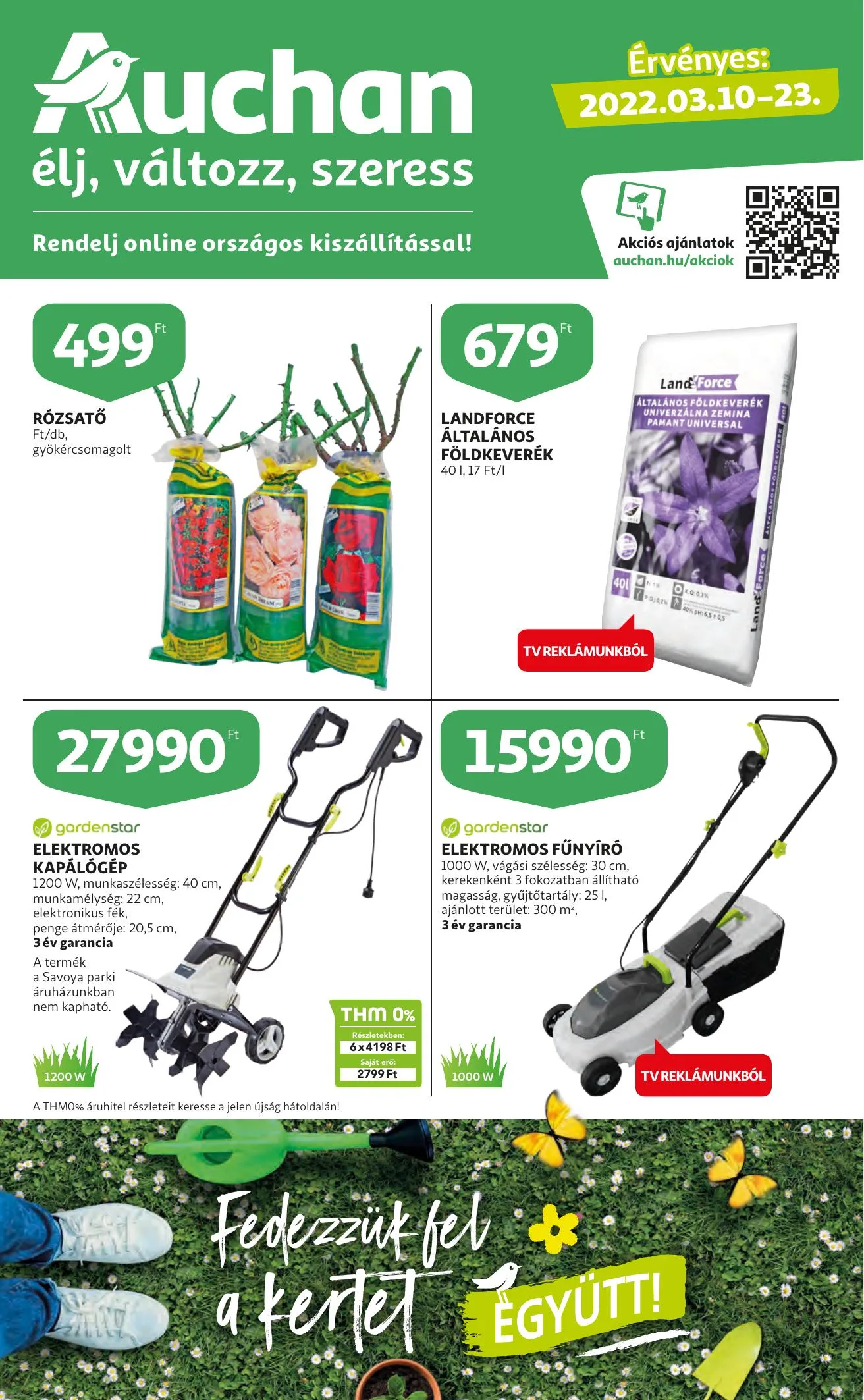 Auchan akciós újság Kert 03.10–03.23
