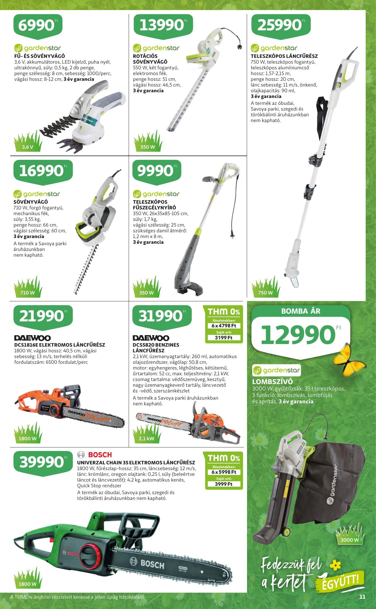 Auchan akciós újság Kert 03.10–03.23 – 11. oldal