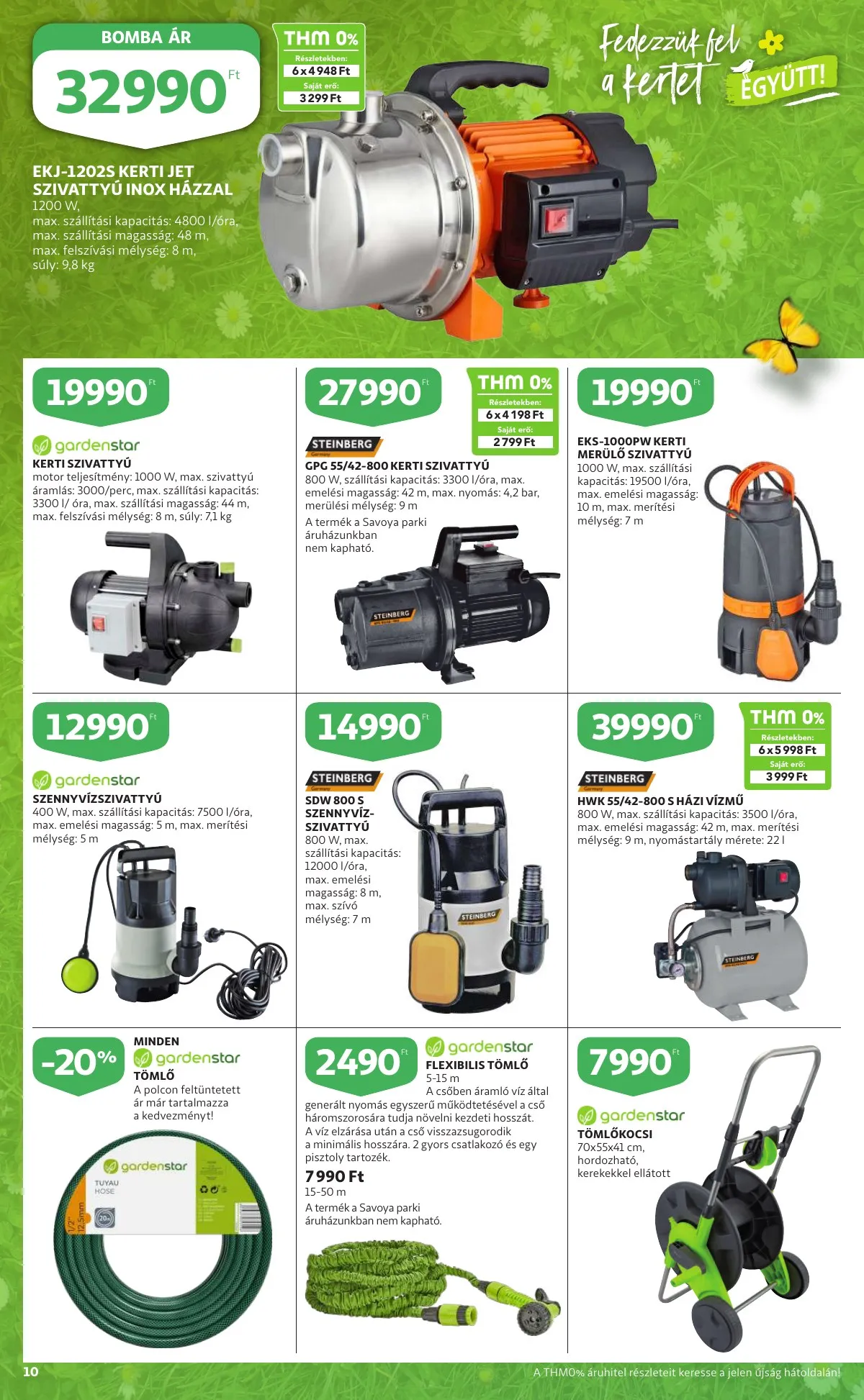 Auchan akciós újság Kert 04.07–04.20 – 10. oldal
