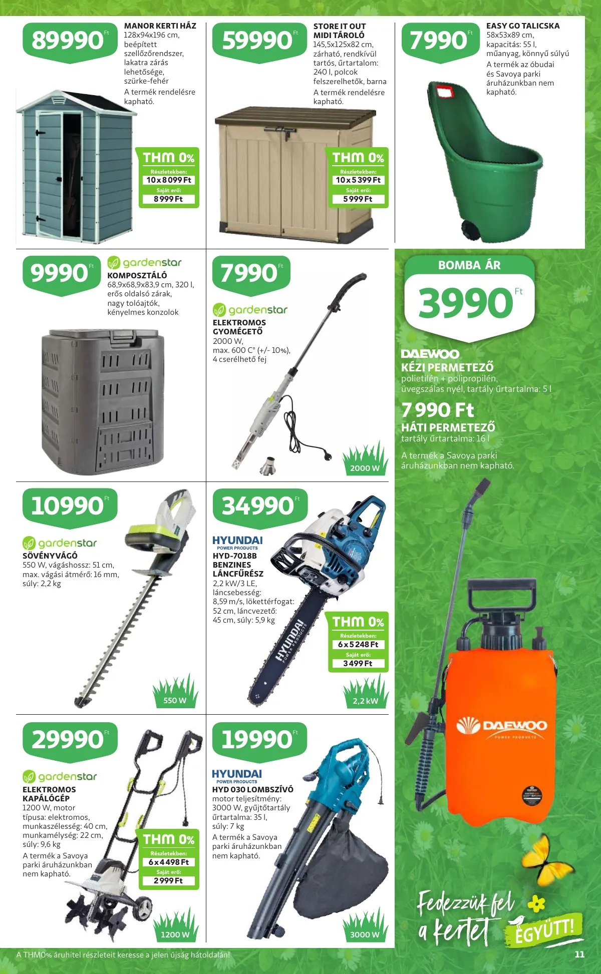 Auchan akciós újság Kert 04.07–04.20 – 11. oldal