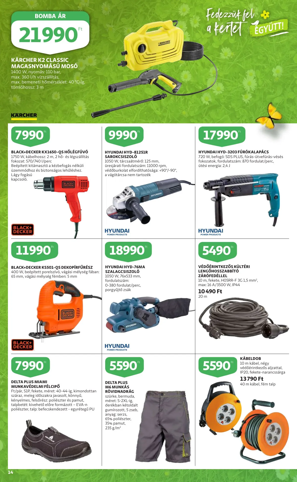 Auchan akciós újság Kert 04.07–04.20 – 14. oldal