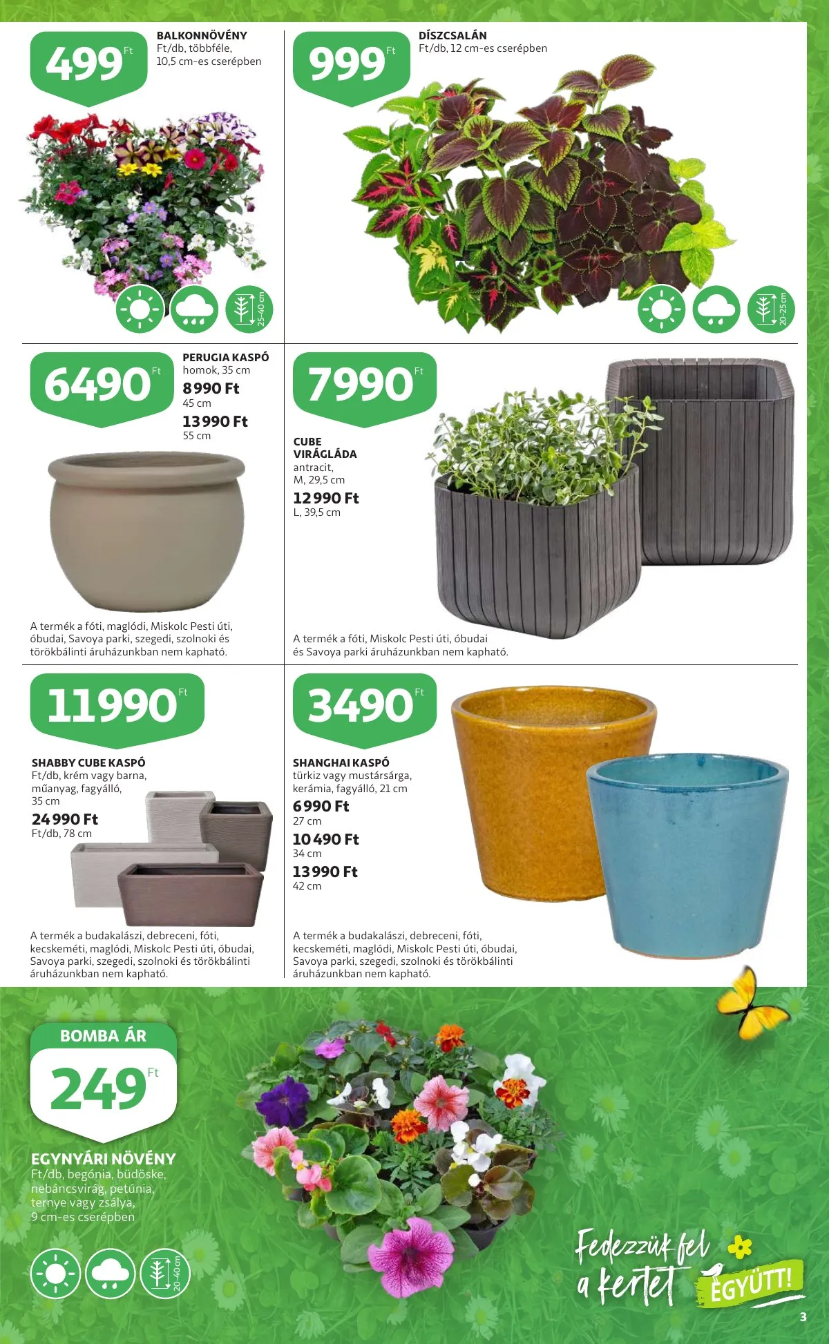 Auchan akciós újság Kert 04.07–04.20 – 3. oldal